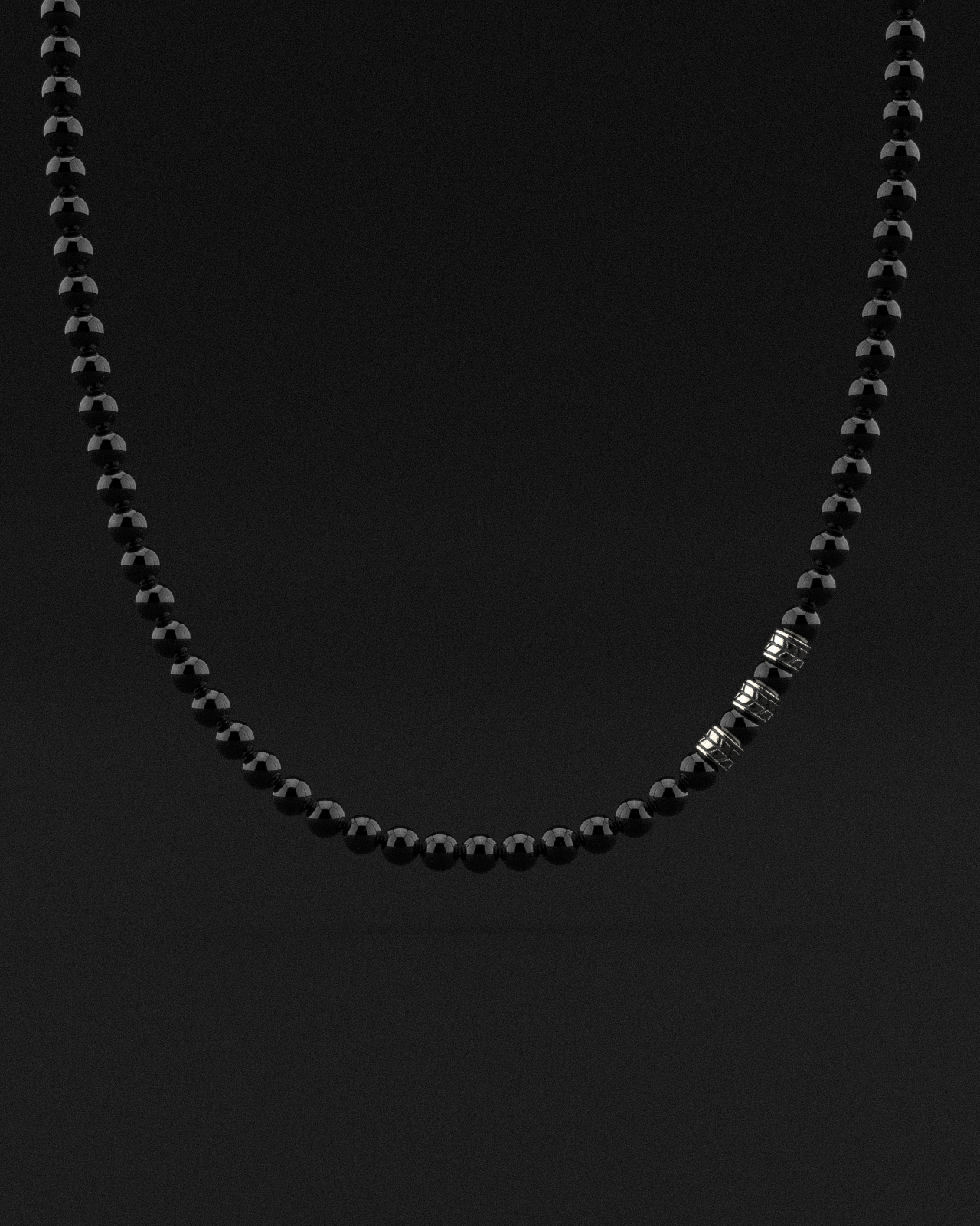 Collier Onyx 8mm | Royale