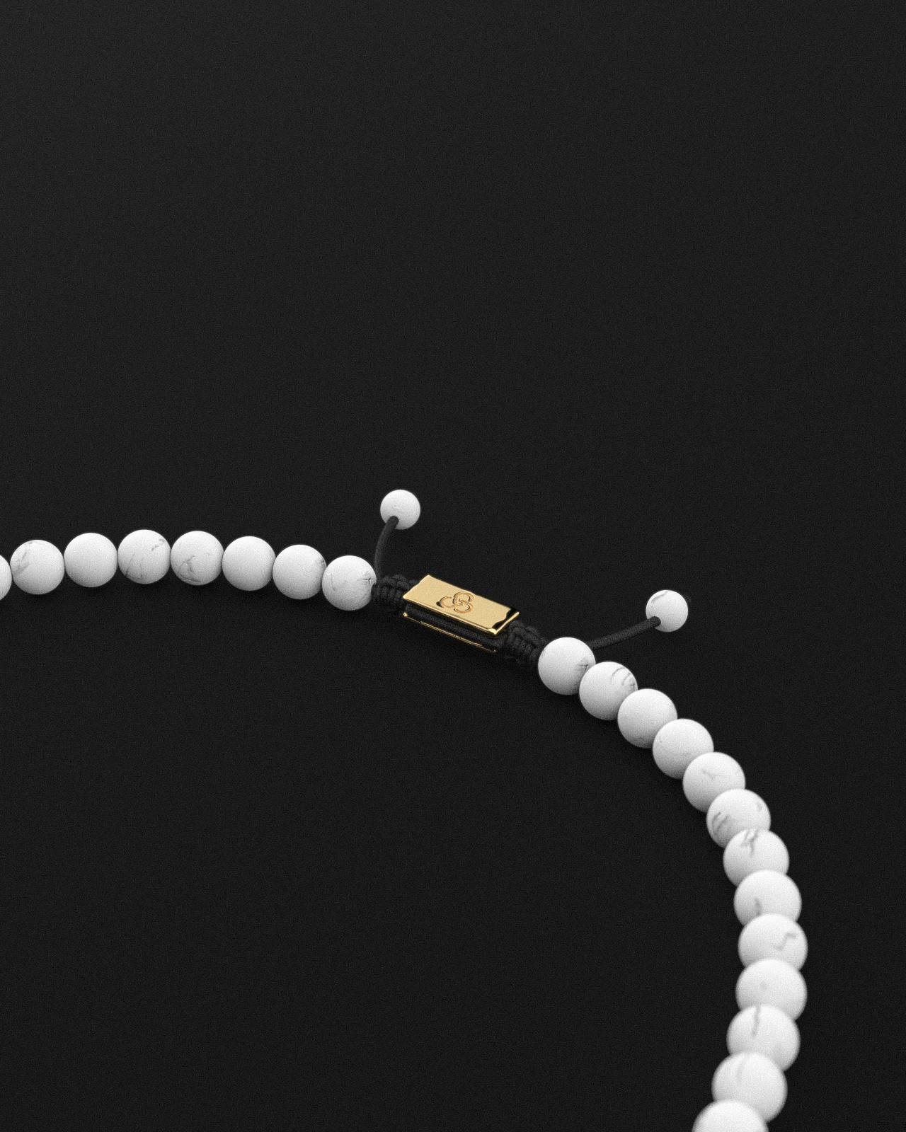 Collier Howlite 8mm | Royale