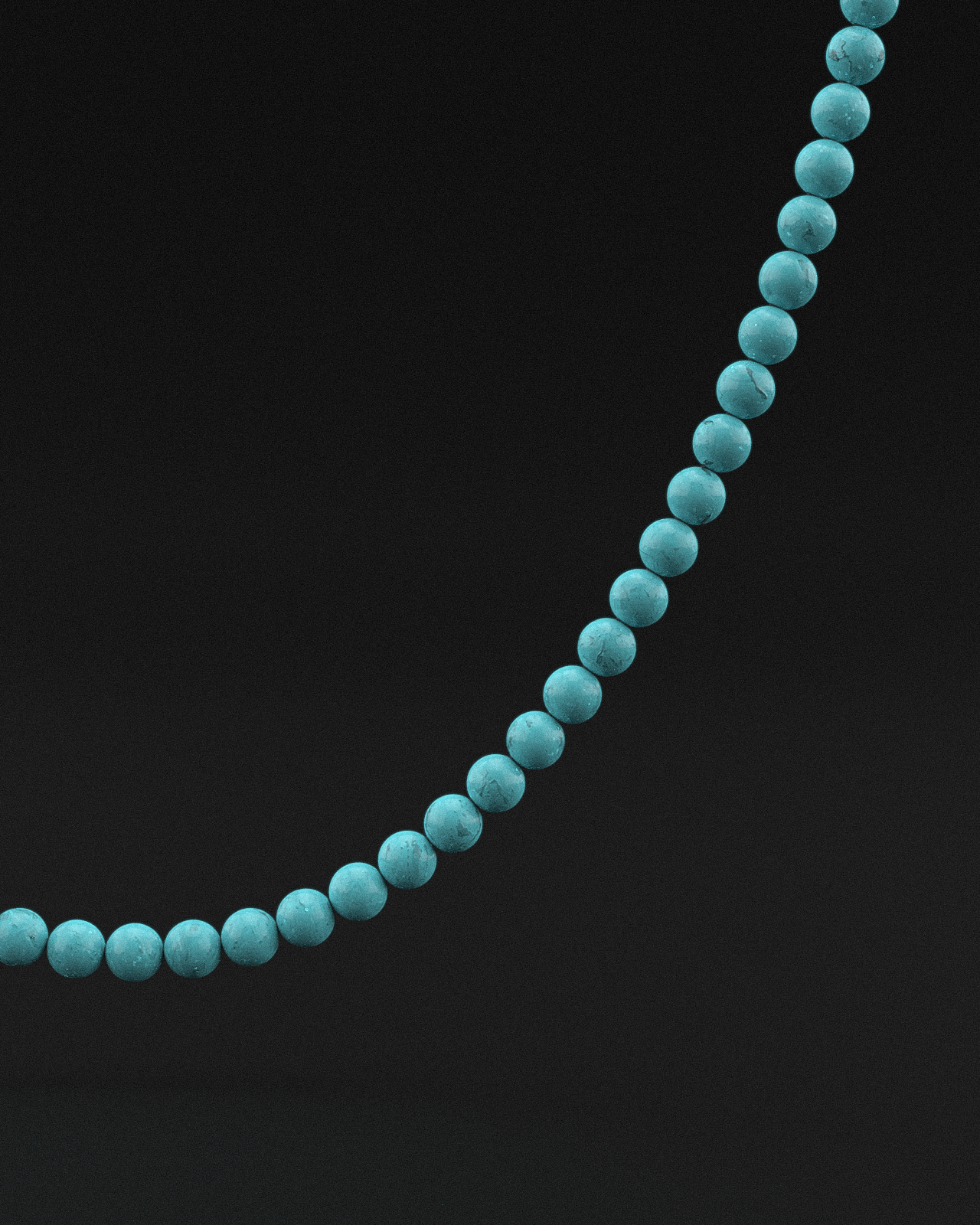 Collier Turquoise 6mm | Sommet
