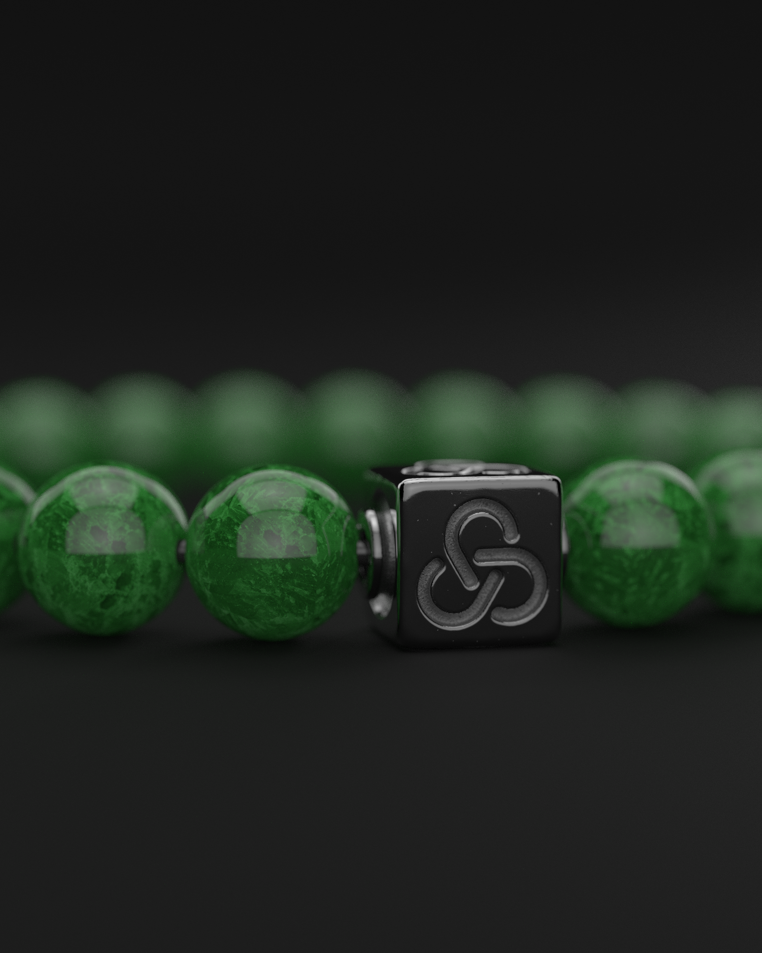 Emerald Jade Bracelet 8mm | Essential