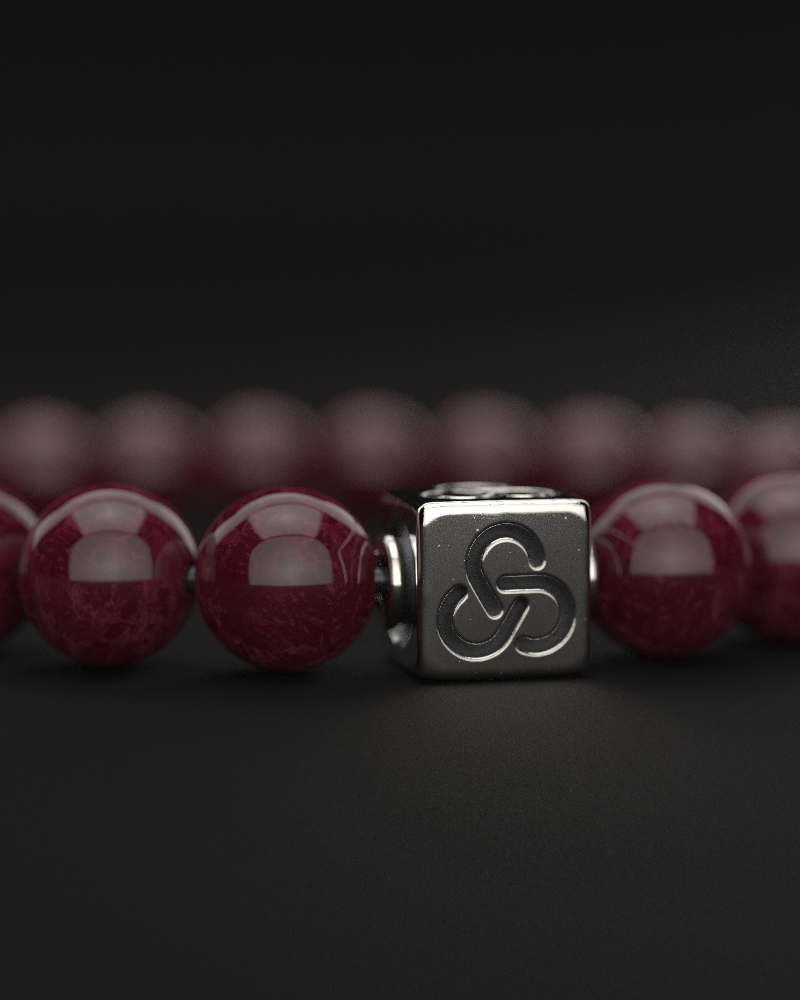 Red Garnet Bracelet 8mm | Essential