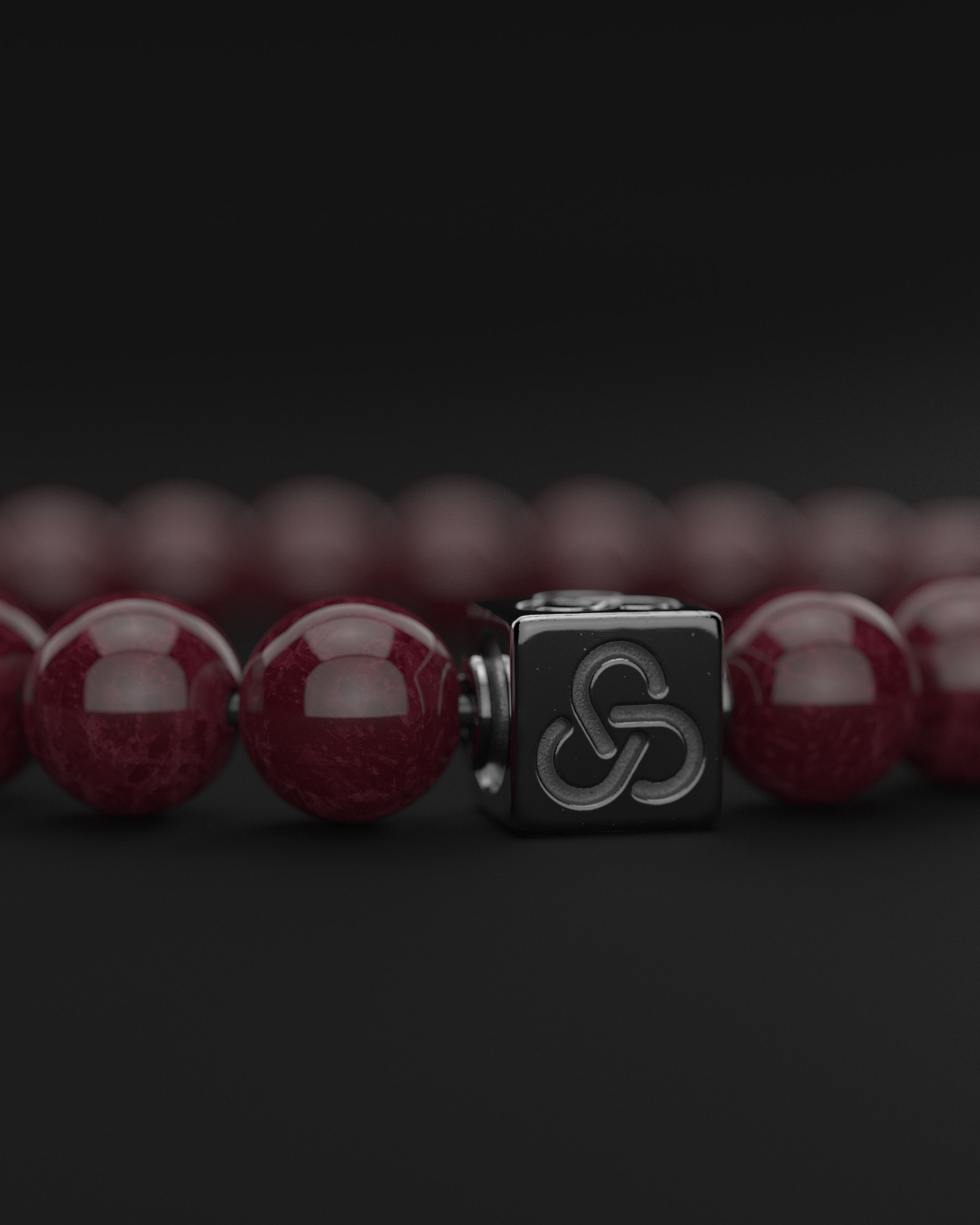 Red Garnet Bracelet 8mm | Essential