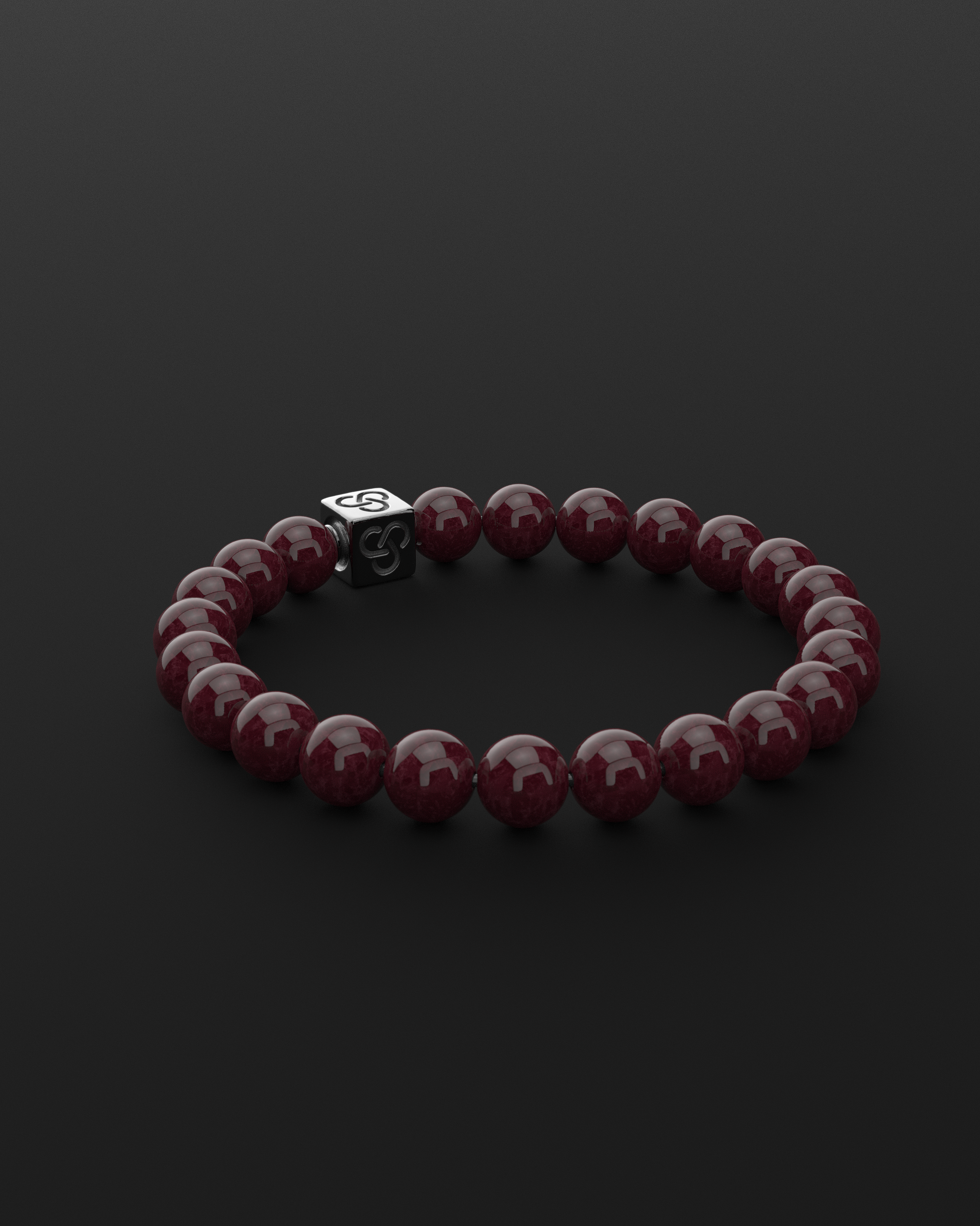 Red Garnet Bracelet 8mm | Essential