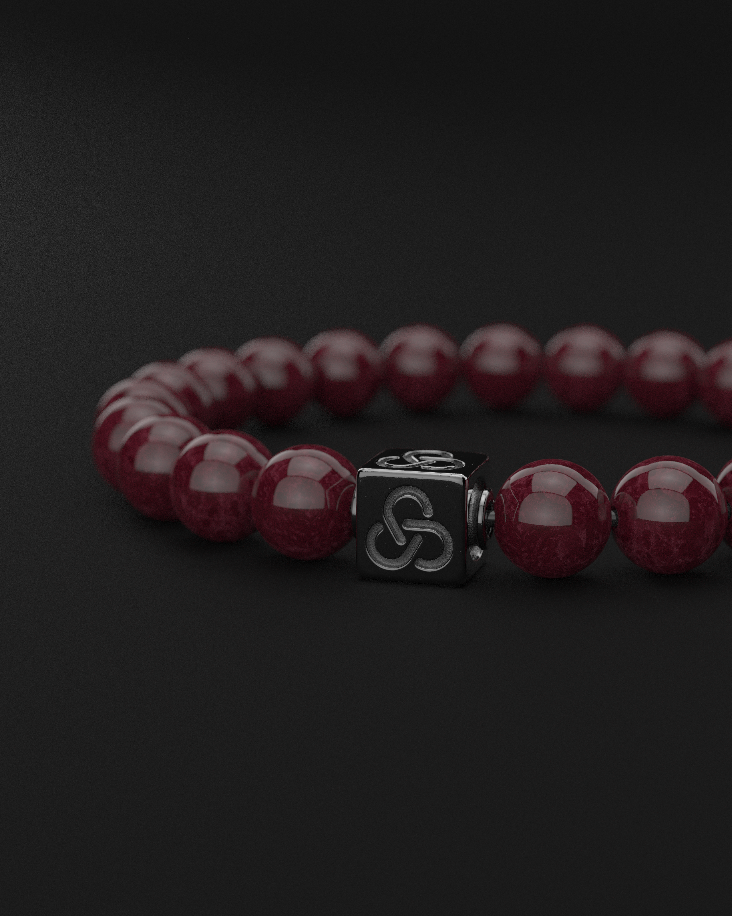 Red Garnet Bracelet 8mm | Essential