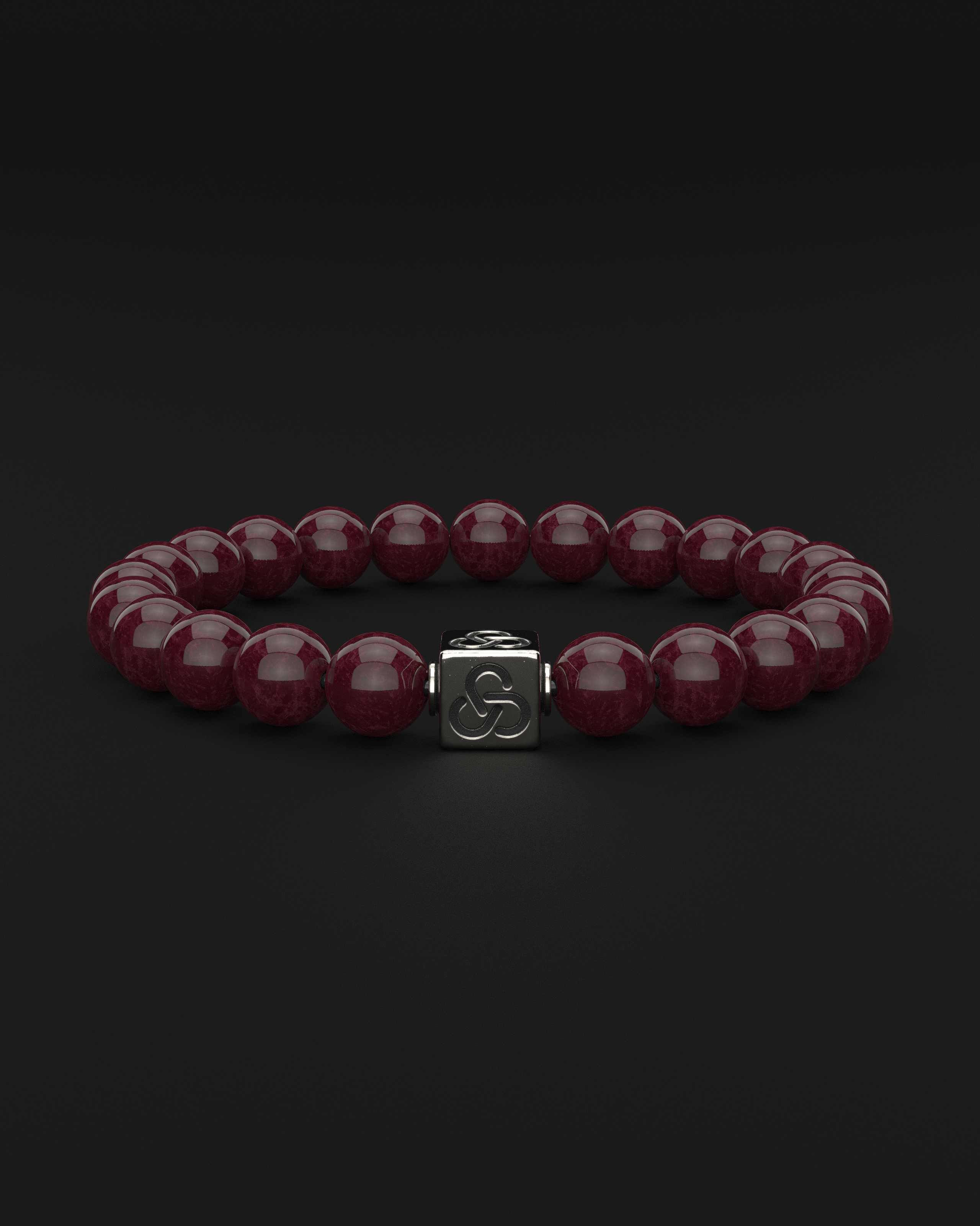 Red Garnet Bracelet 8mm | Essential