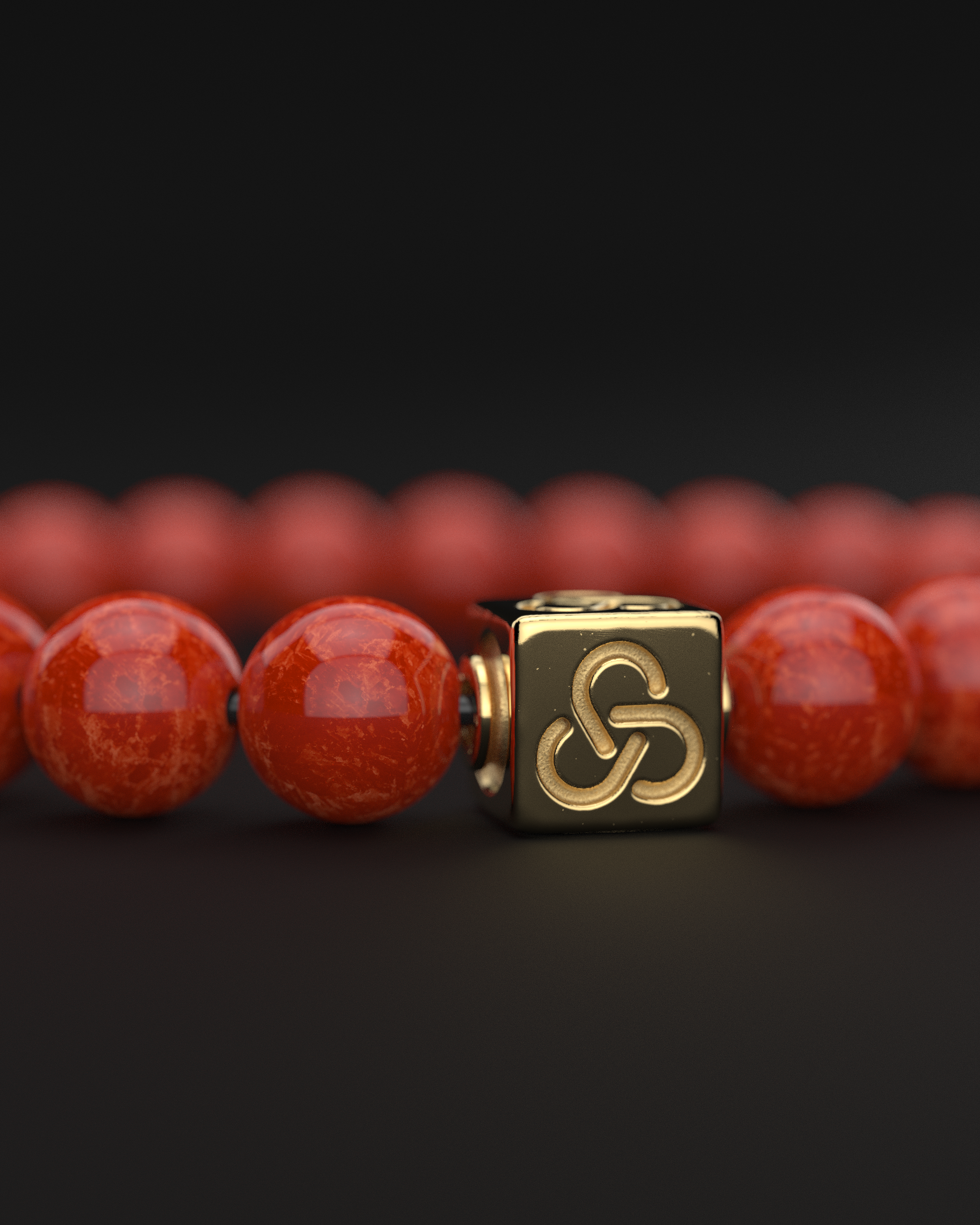 Red Jade Bracelet 8mm | Essential