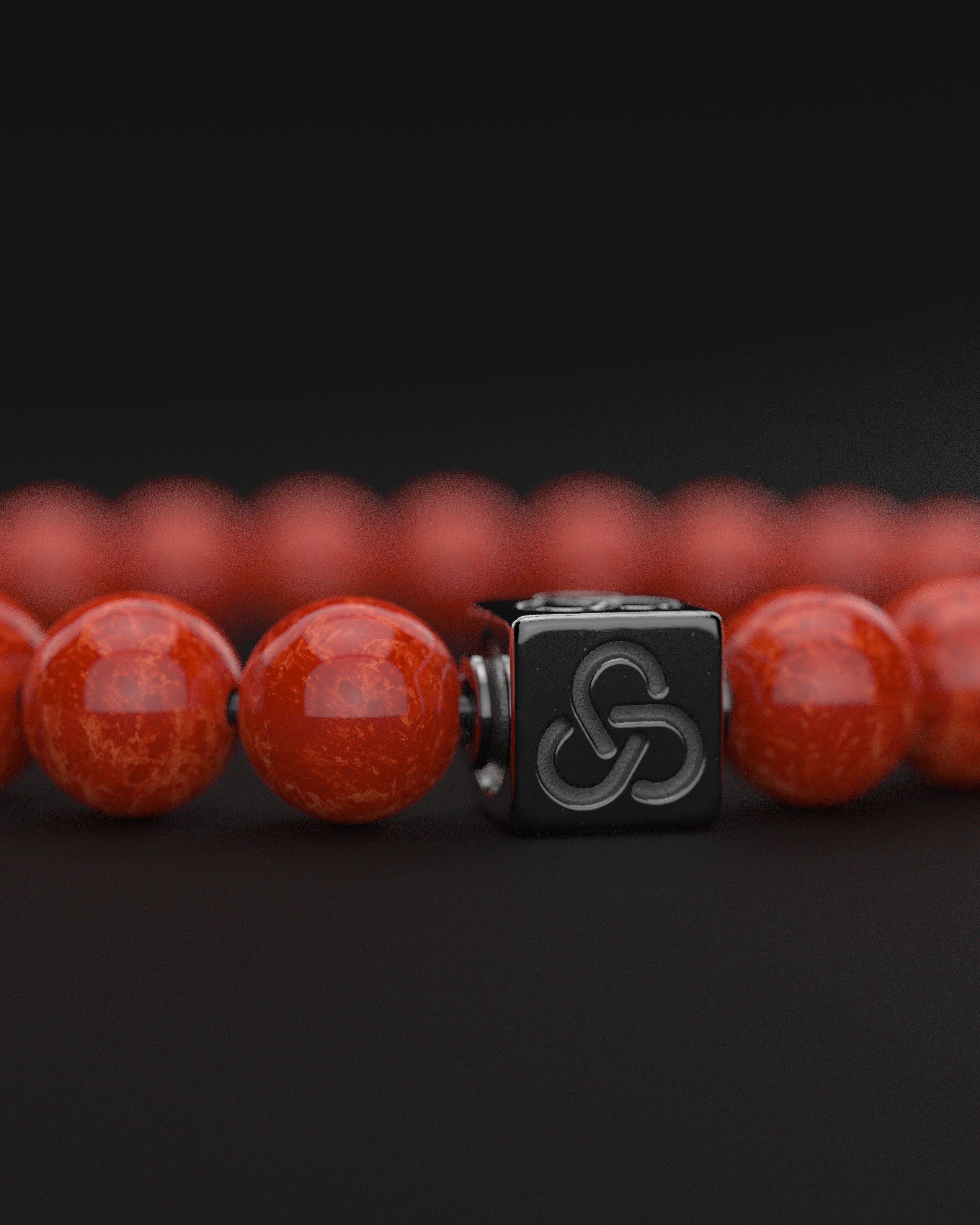 Red Jade Bracelet 8mm | Essential