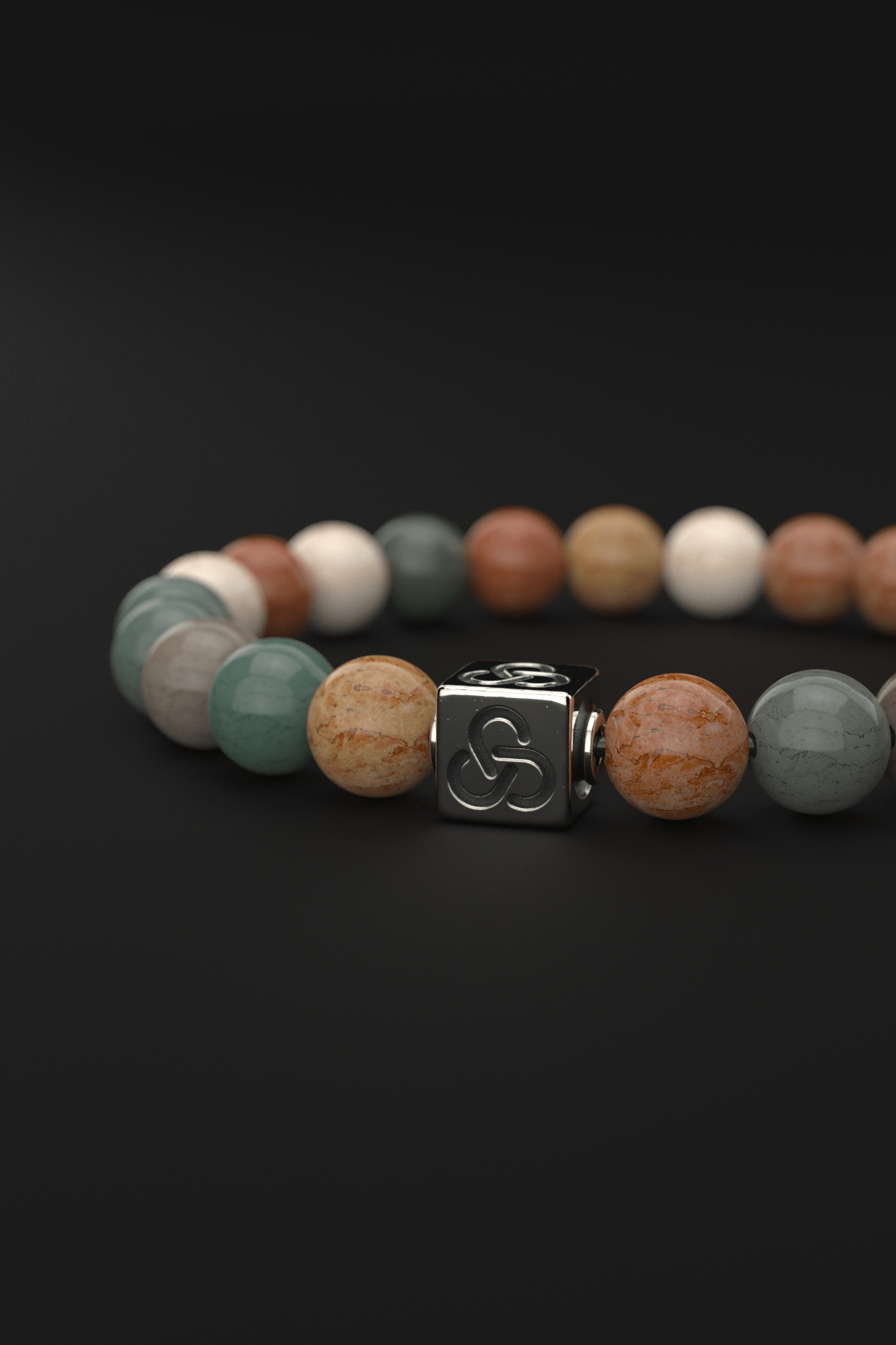 Ocean Agate Bracelet 8mm | Essential