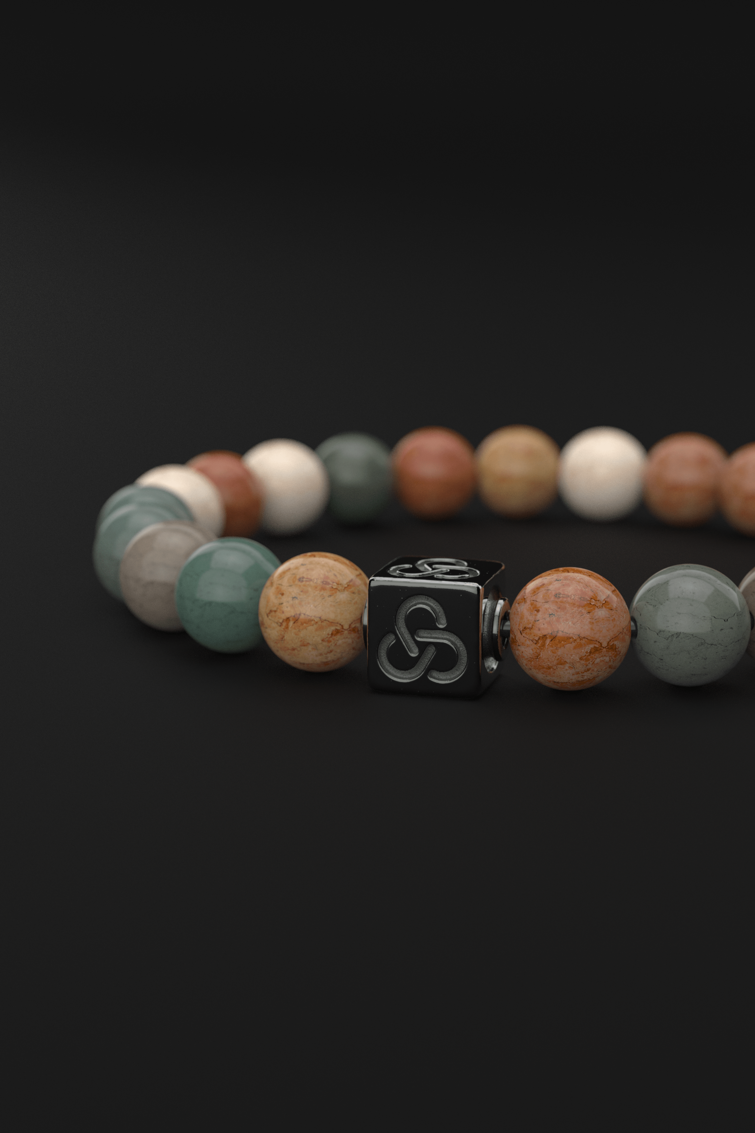 Ocean Agate Bracelet 8mm | Essential