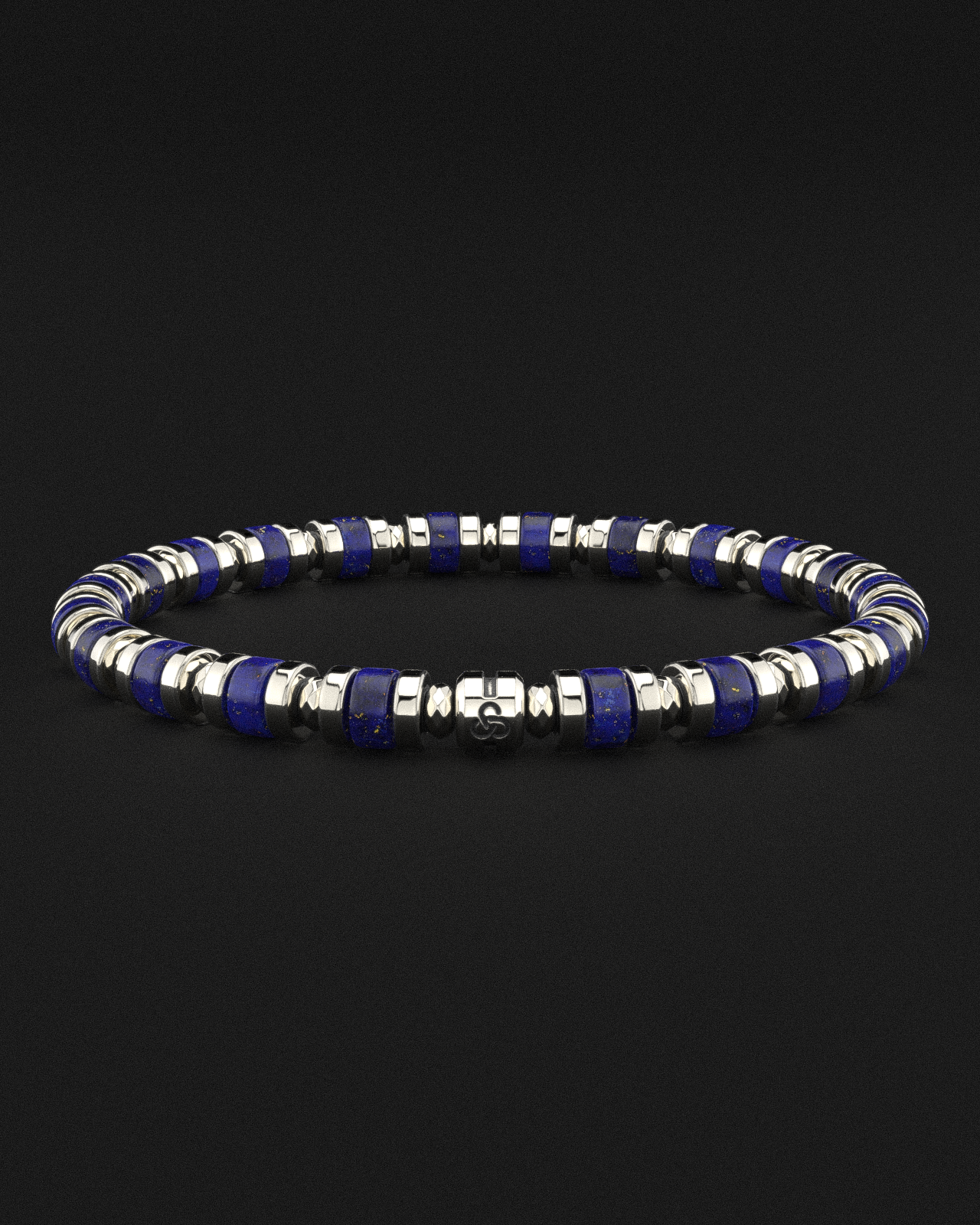 Bracelet Lapis-Lazuli 6mm | Entretoise