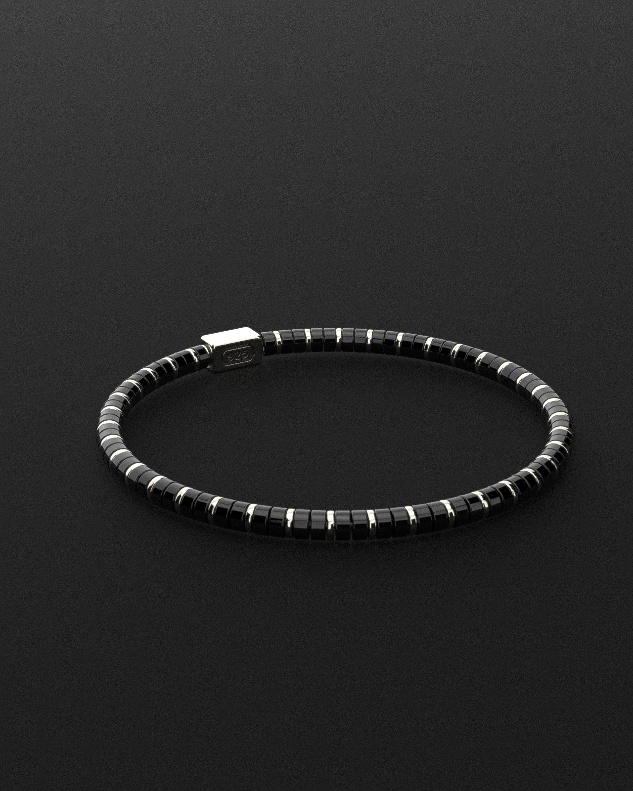 Onyx Armband 4mm | Spacer #2