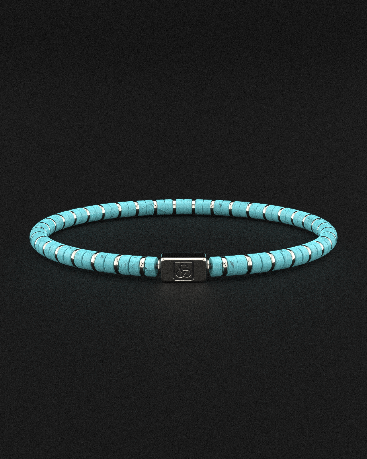 Bracelet Turquoise 4mm | Entretoise #2
