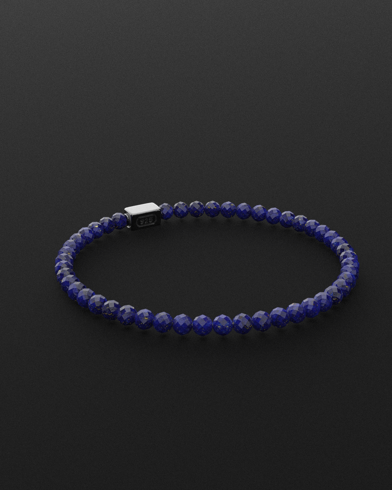 Lapis Lazuli Bracelet Faceted 4mm | Essential