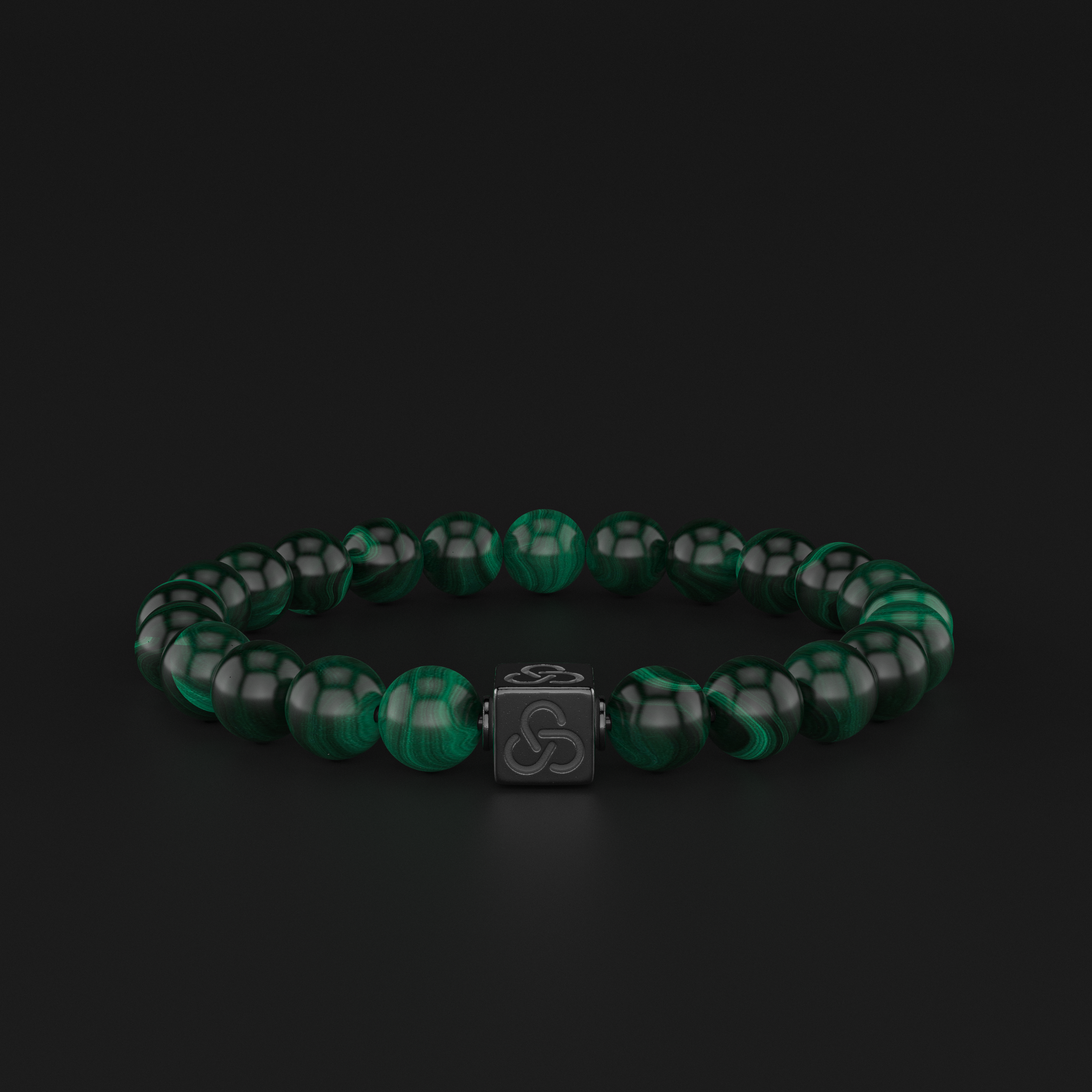Green Malachite Bracelet 8mm | Essential