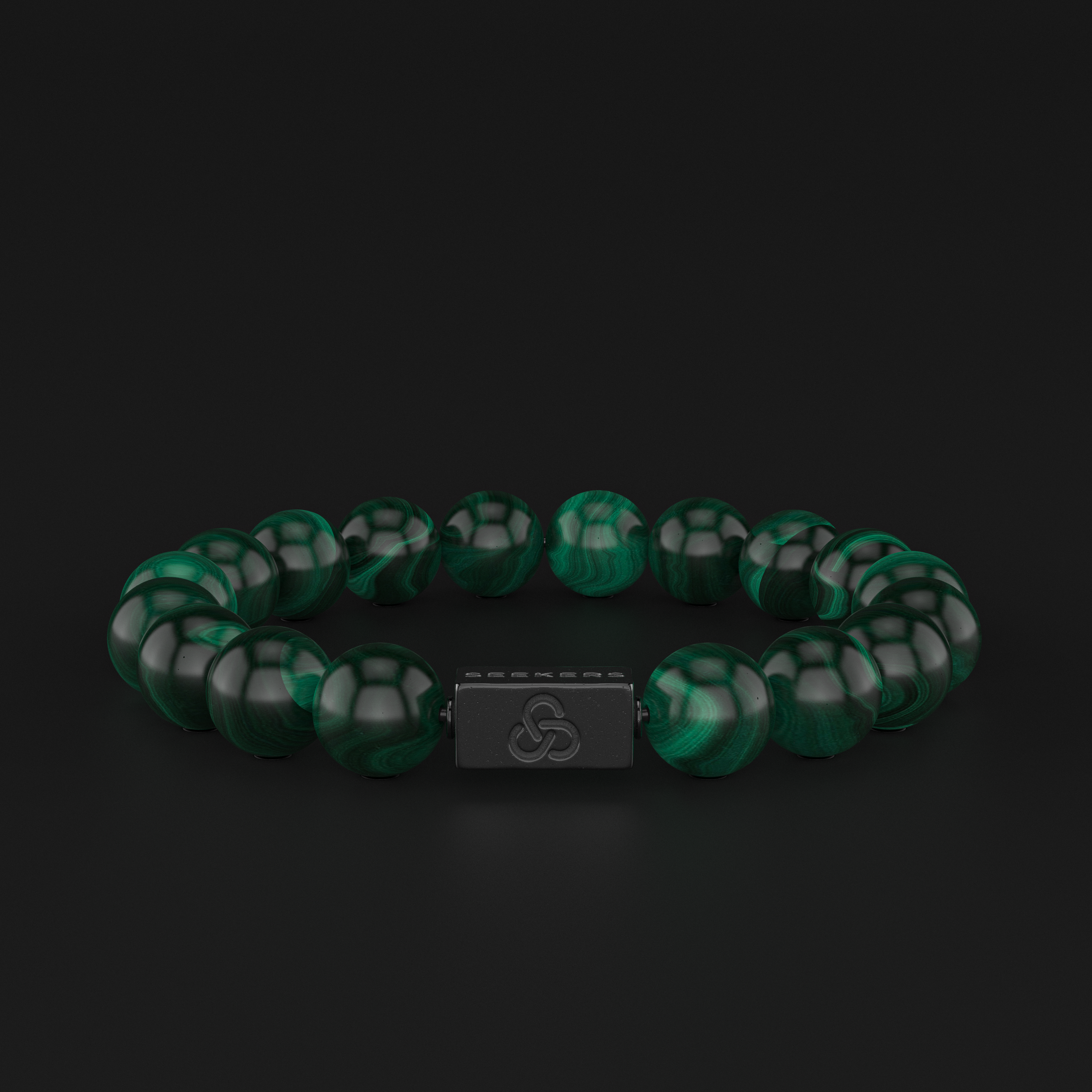 Green Malachite Bracelet 10mm | Essential