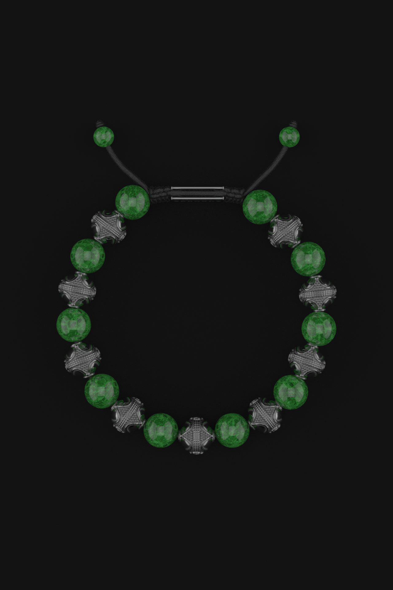 Emerald Jade Bracelet 10mm | Prestige