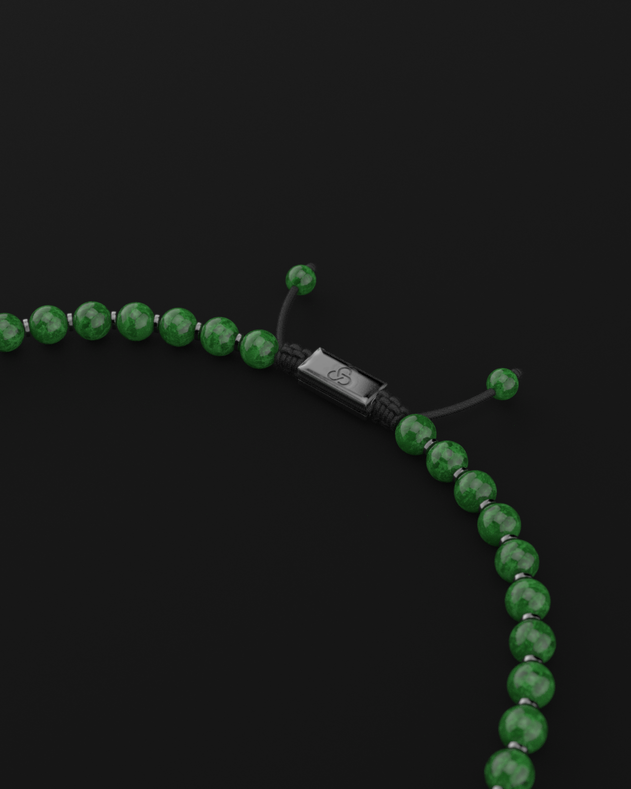 Emerald Jade Necklace 8mm | Prayer