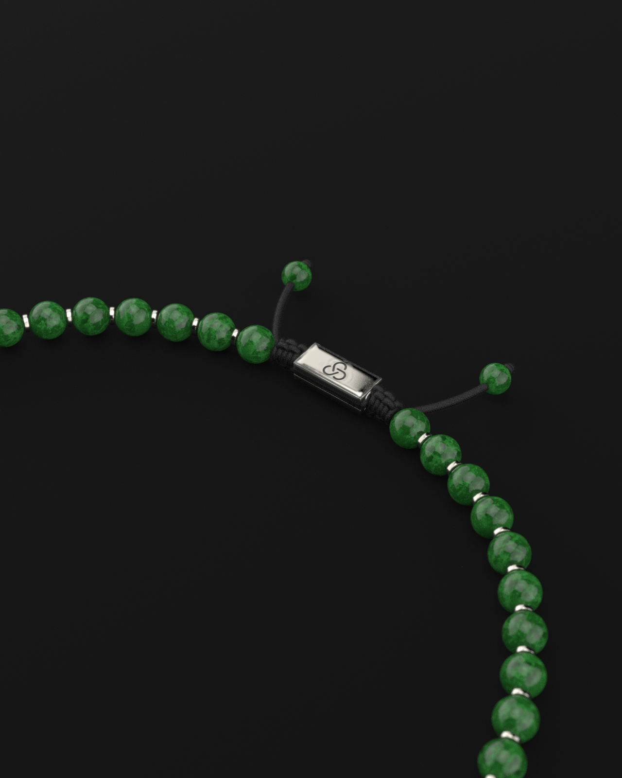 Emerald Jade Necklace 8mm | Prayer