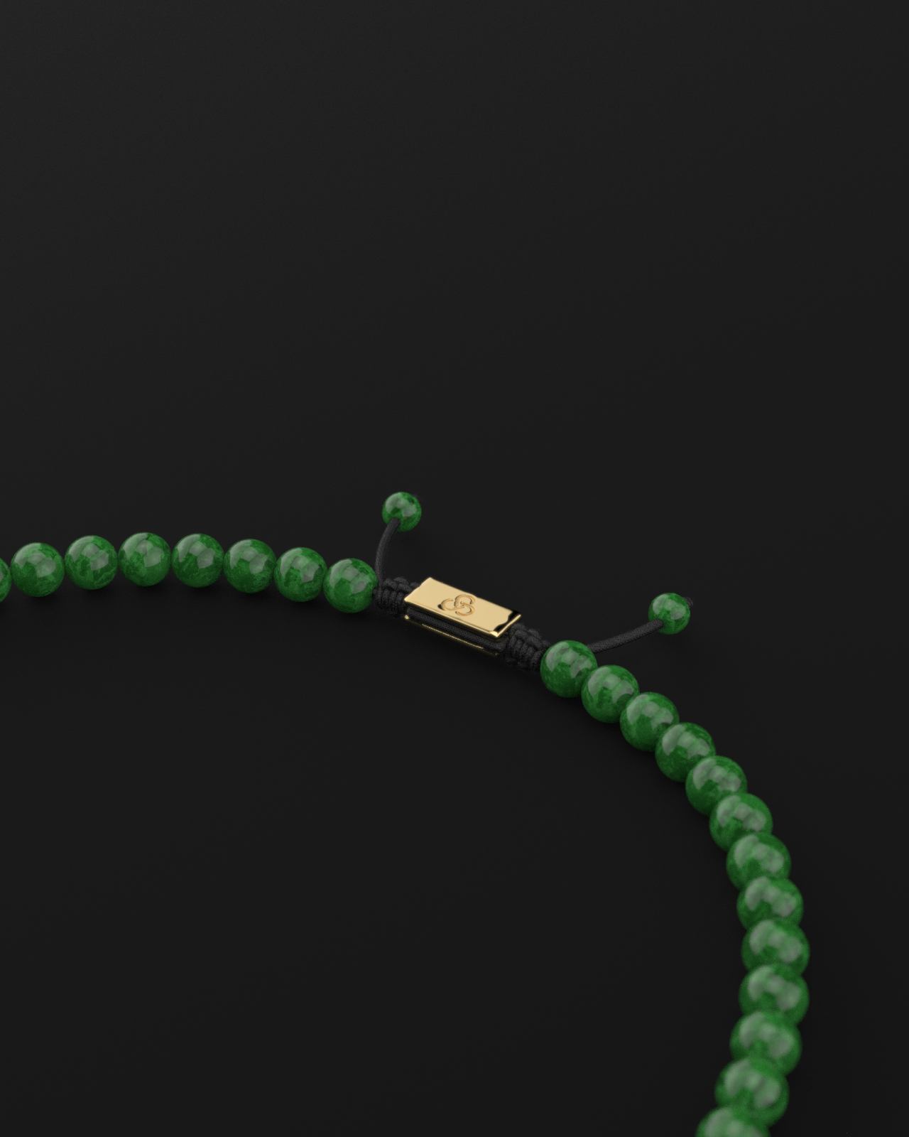 Emerald Jade Necklace 8mm | Royale