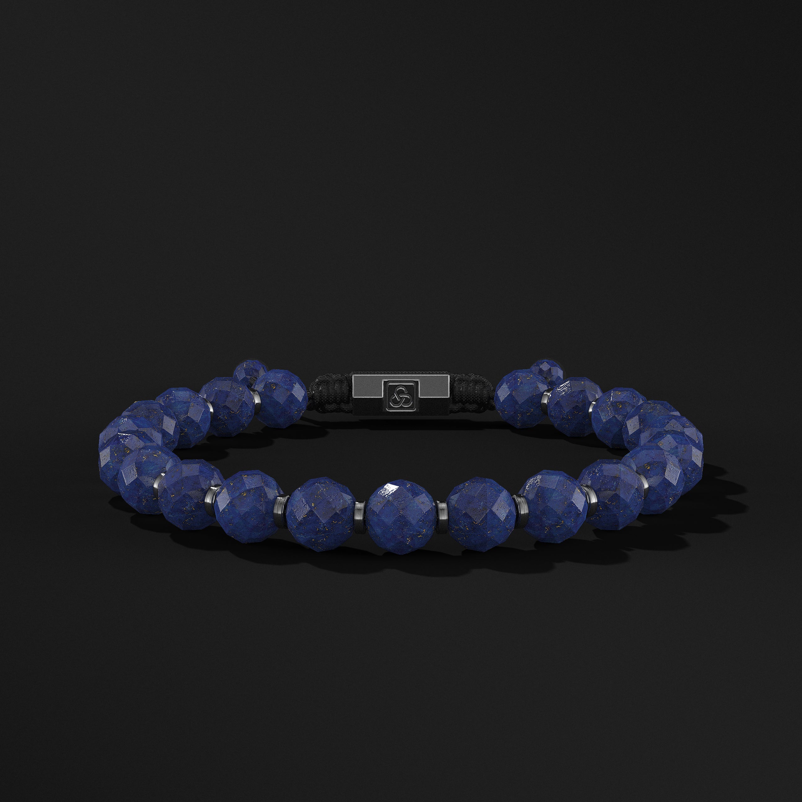 Lapis Lazuli Faceted Bracelet | Spacer