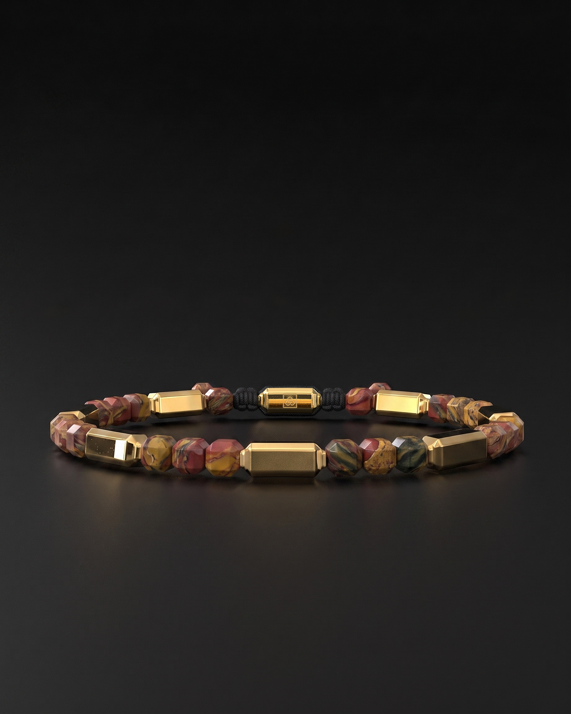 Red Picasso Bracelet #2 5mm | Kubic