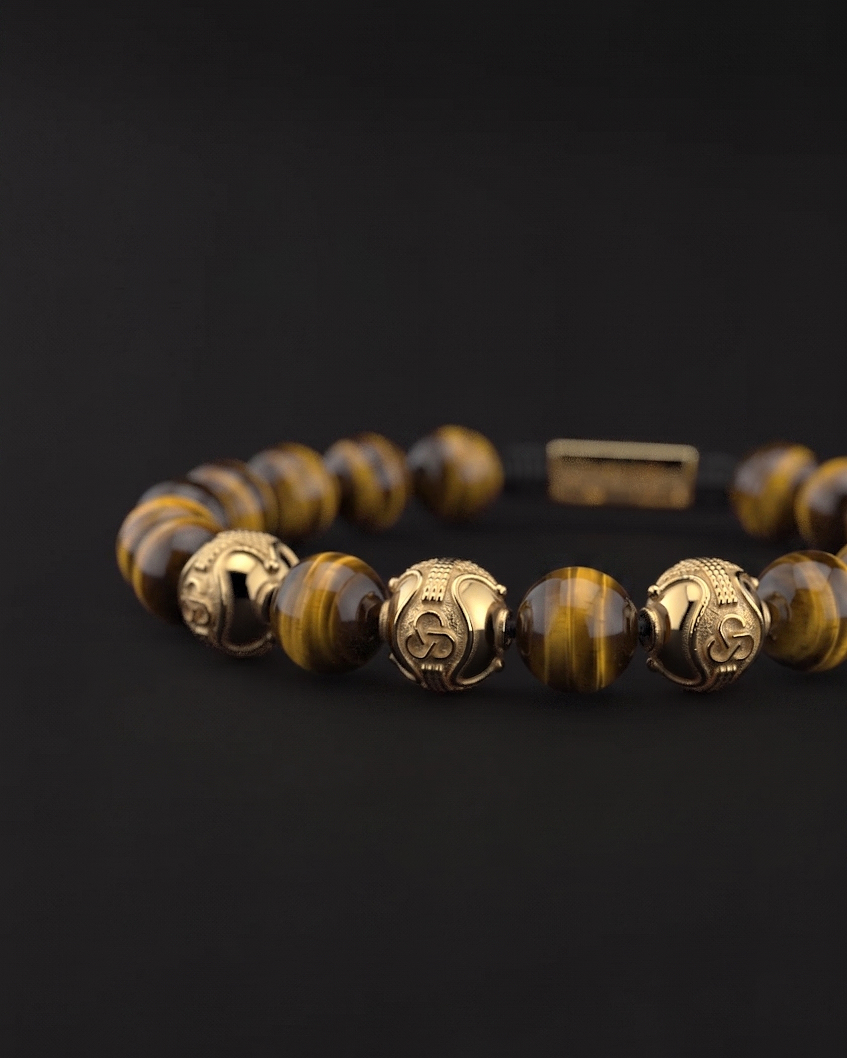 Tiger Eye Bracelet 10mm | Premium