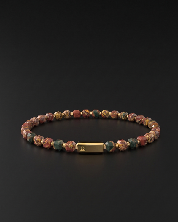 Red Picasso Bracelet 5mm | Kubic