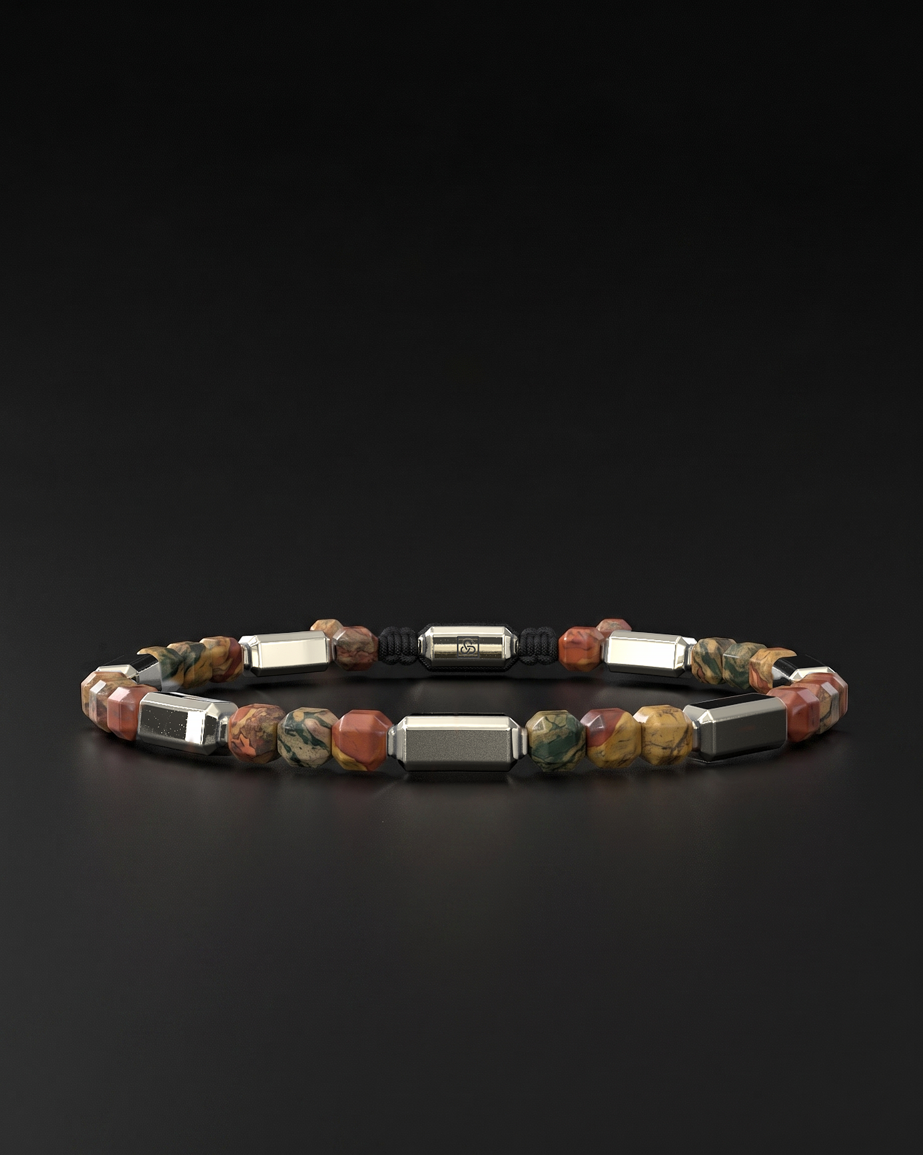 Red Picasso Bracelet #2 5mm | Kubic
