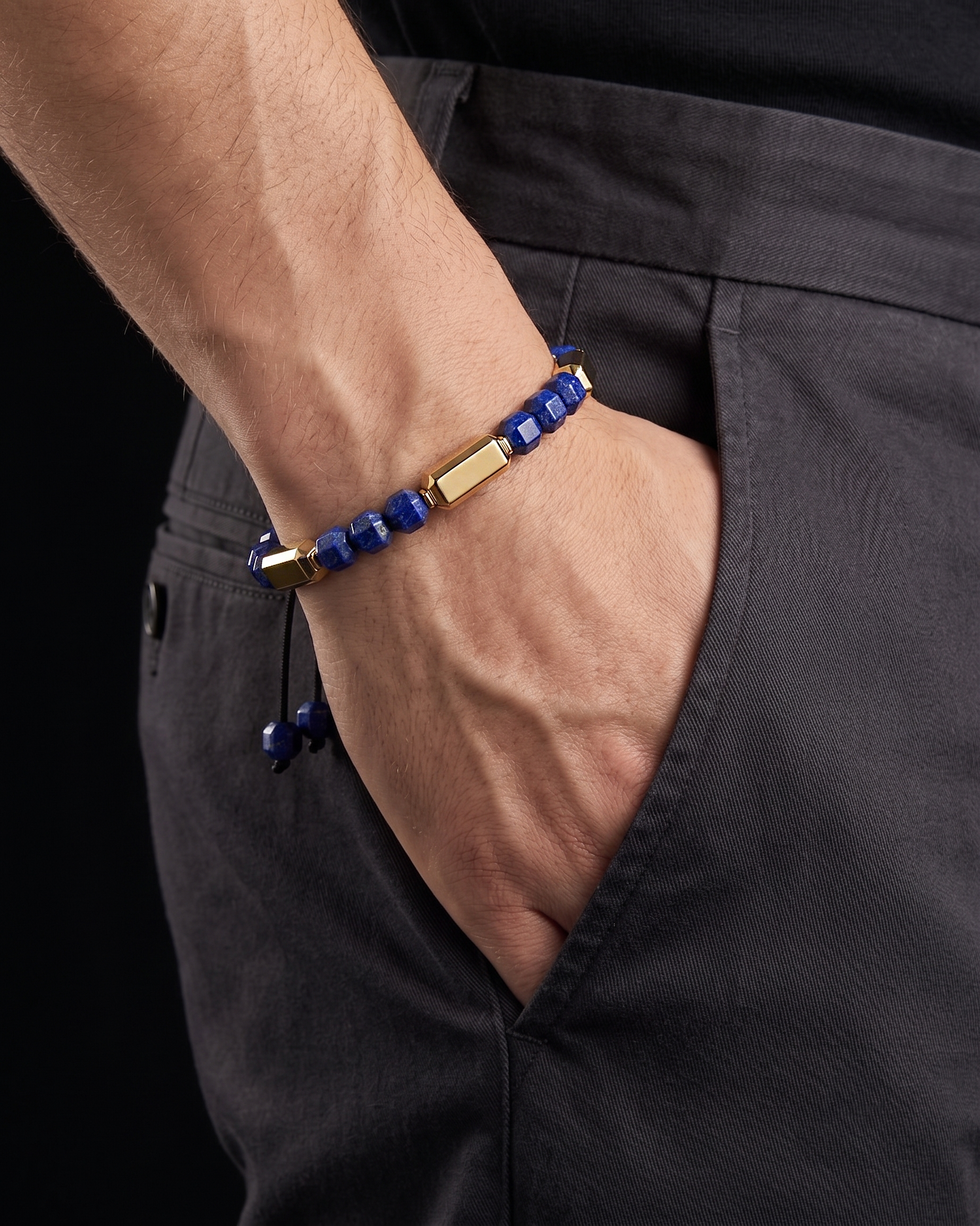 Lapis Lazuli Bracelet #2 5mm | Kubic