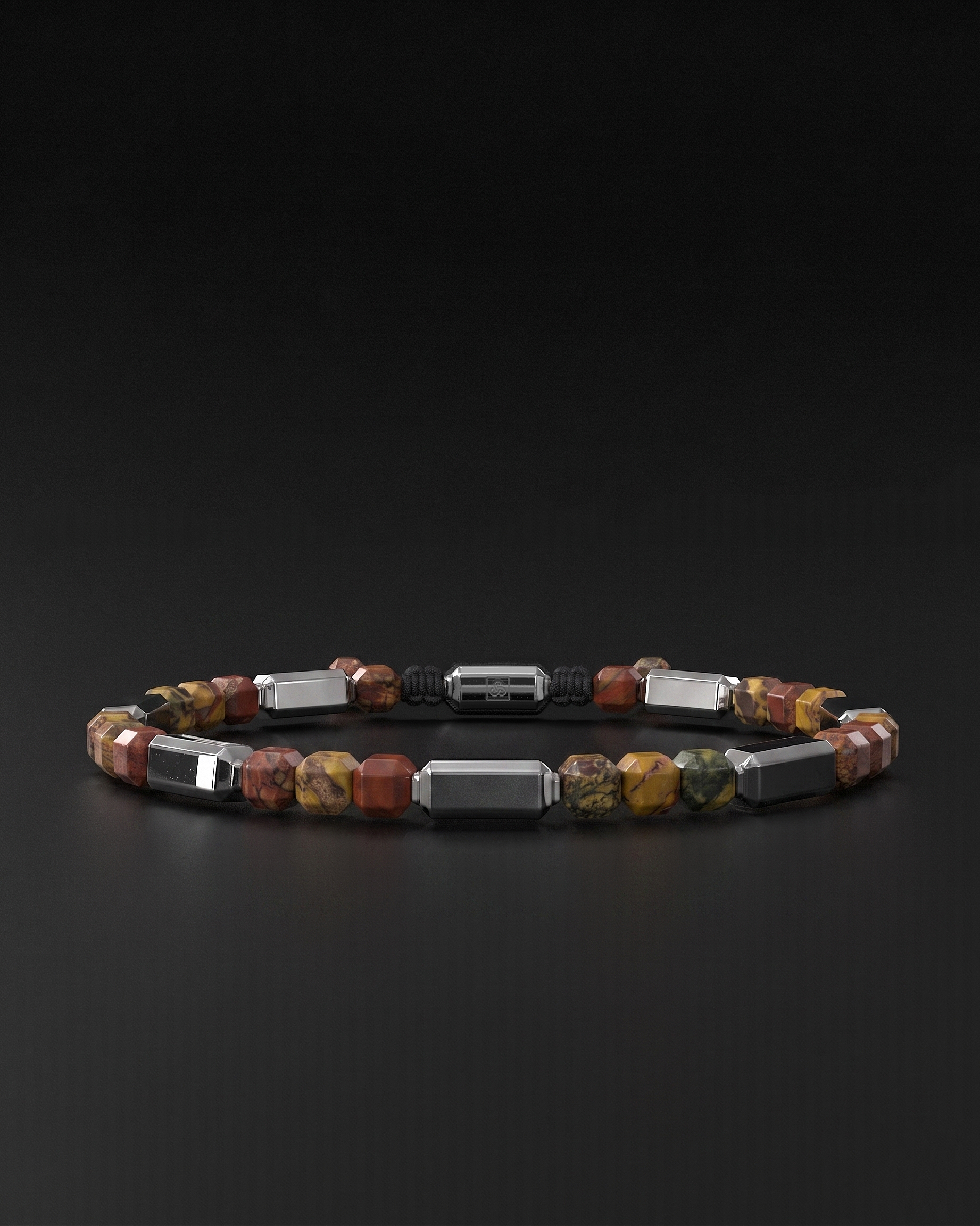Red Picasso Bracelet #2 5mm | Kubic