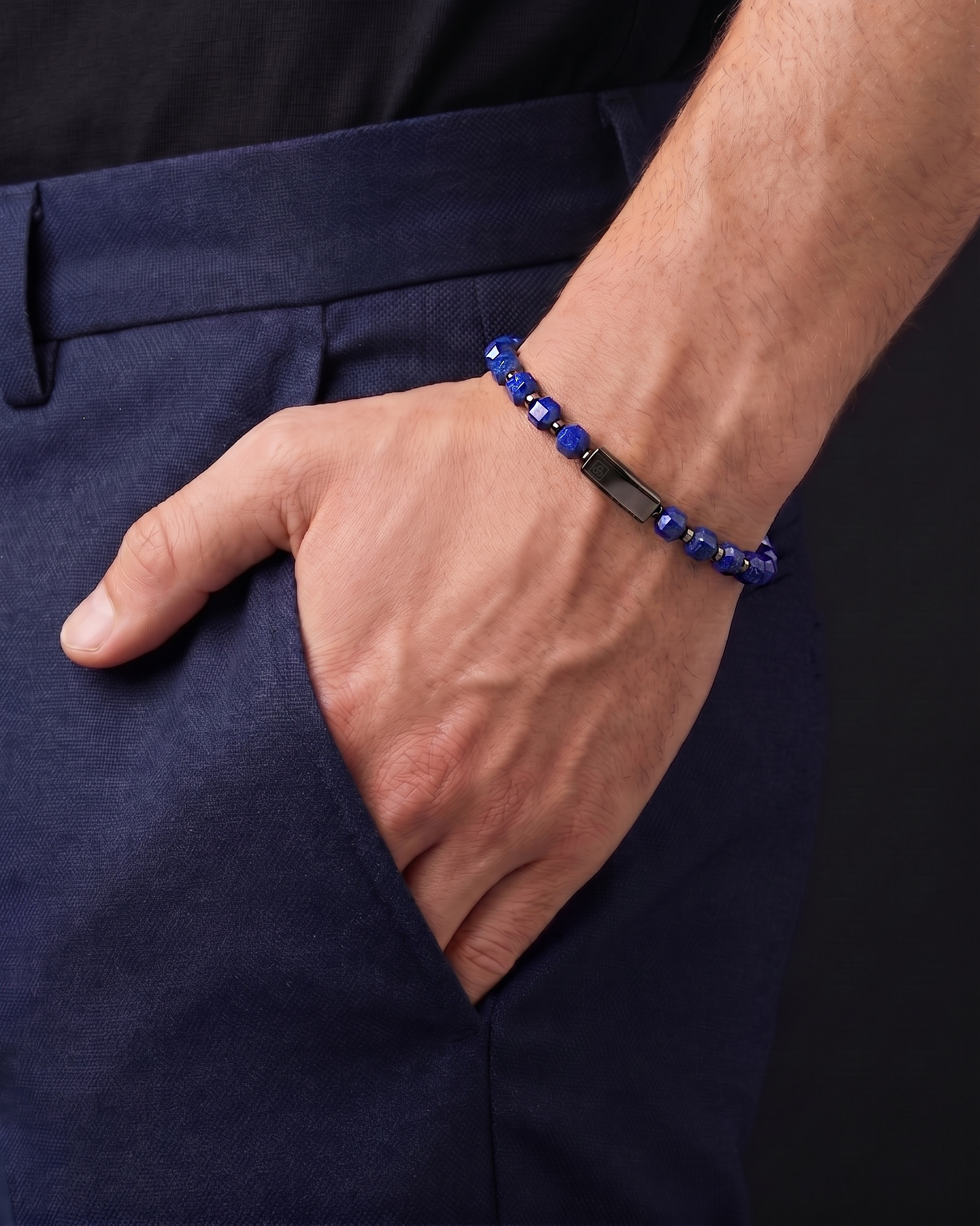 Lapis Lazuli Bracelet 5mm | Kubic