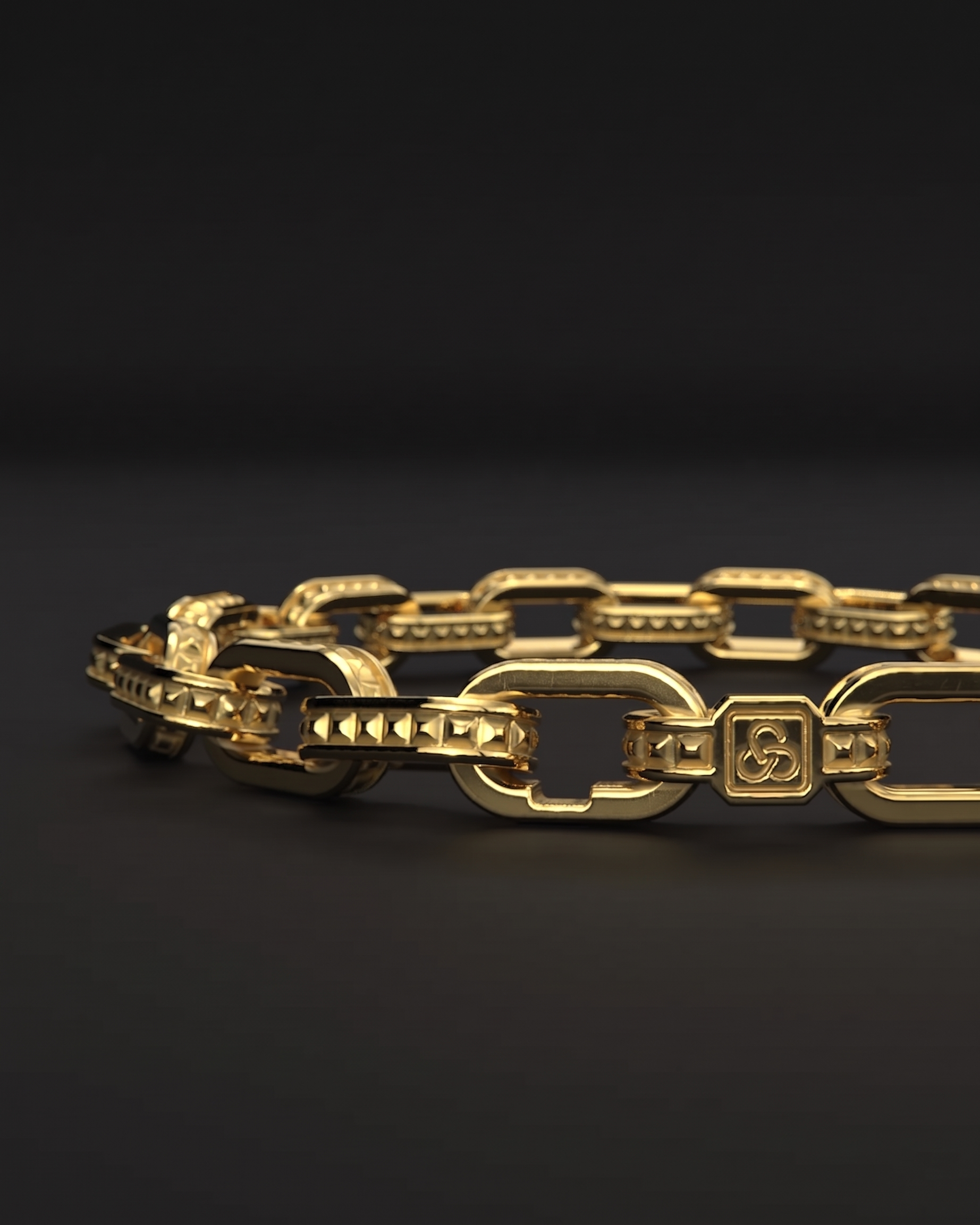 Link Bracelet #6 | Pyramid