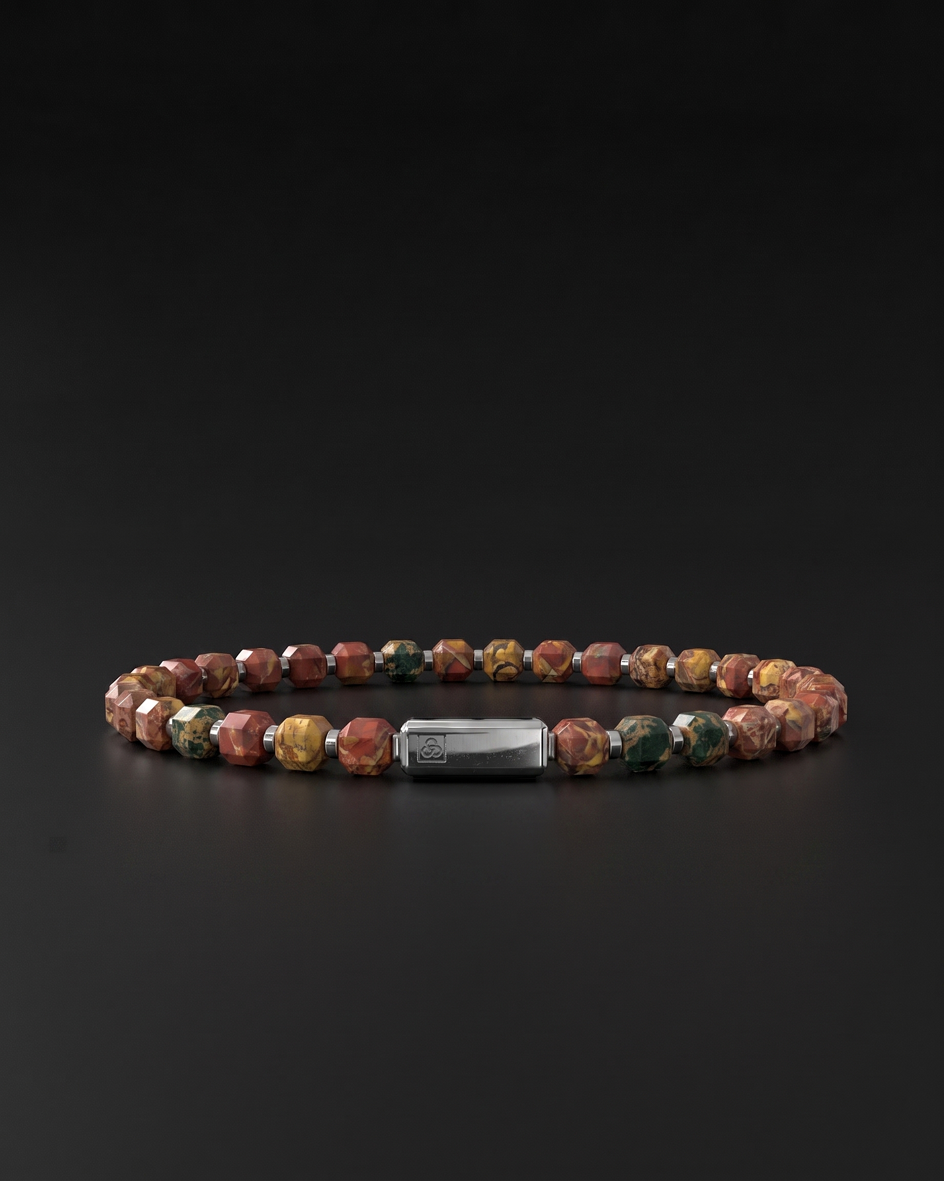 Red Picasso Bracelet 5mm | Kubic