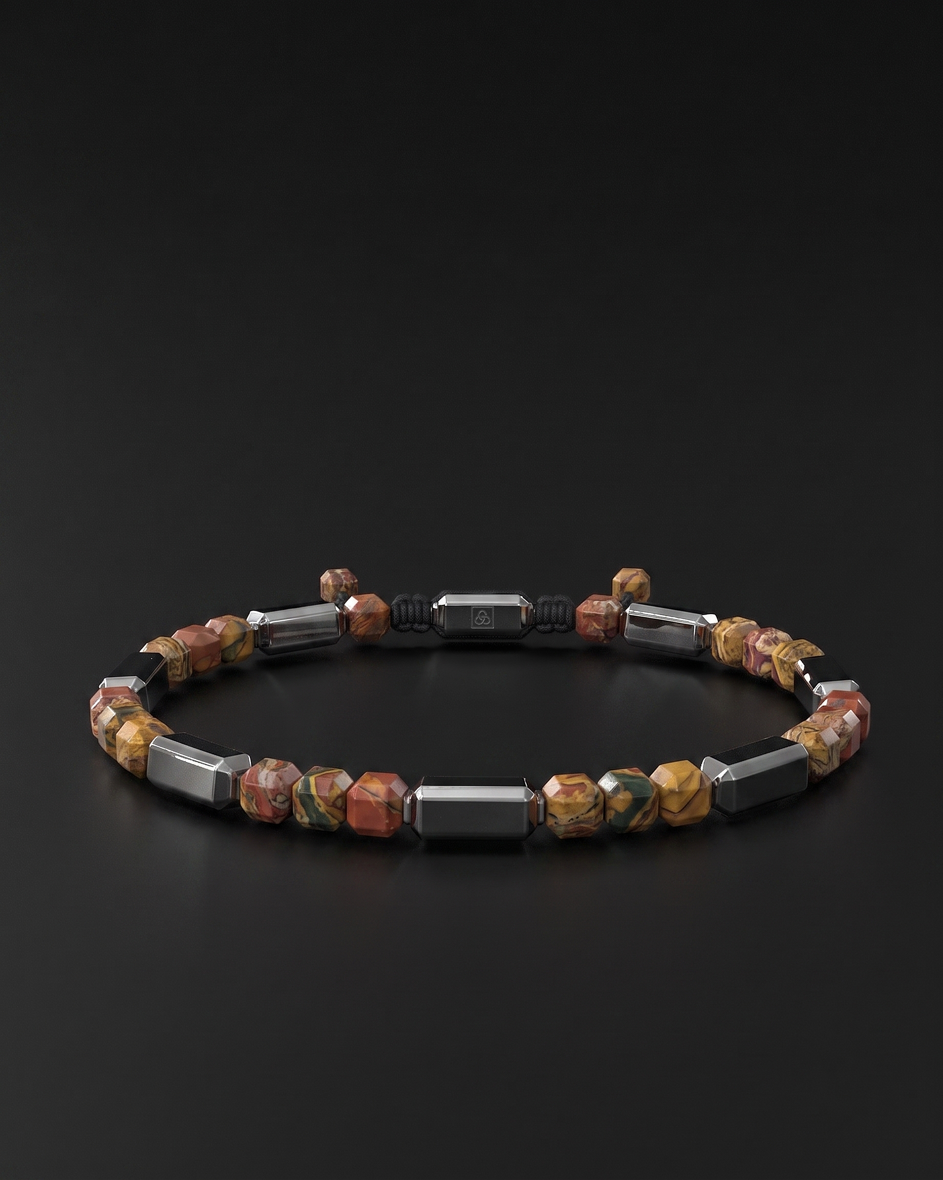 Red Picasso Bracelet #2 5mm | Kubic