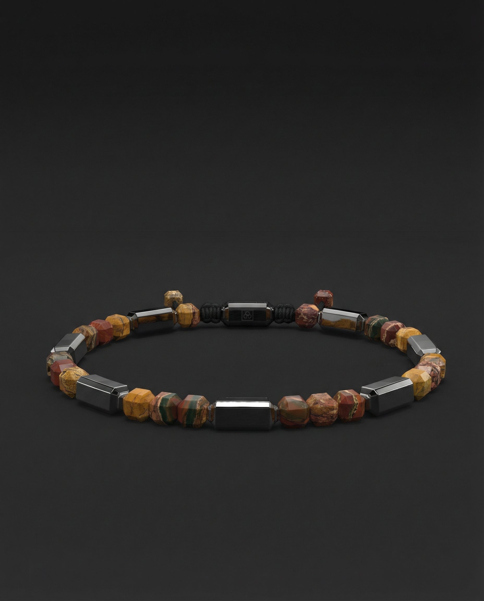 Red Picasso Bracelet #2 5mm | Kubic