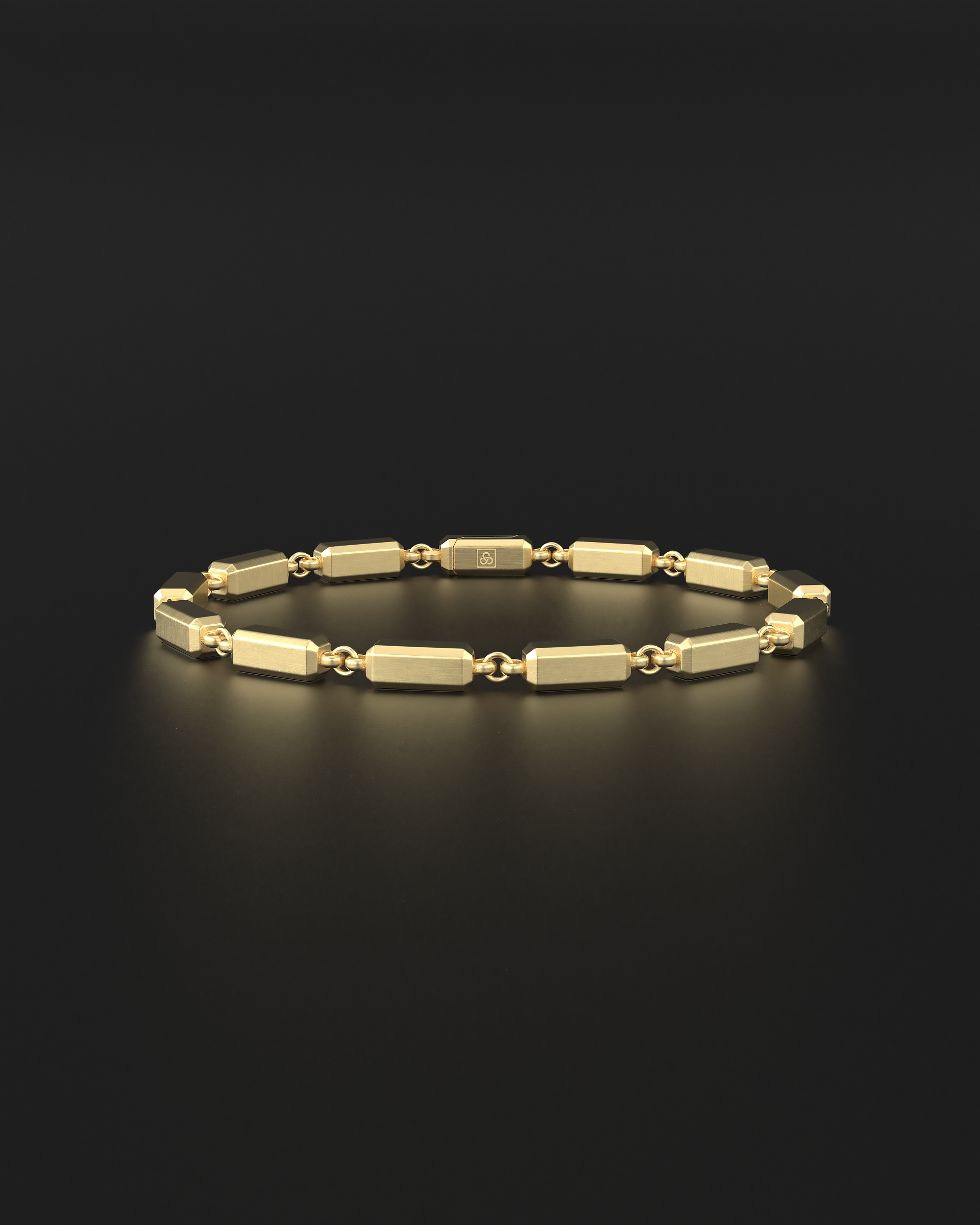 Gold Bracelet 4mm #3 | Kubic