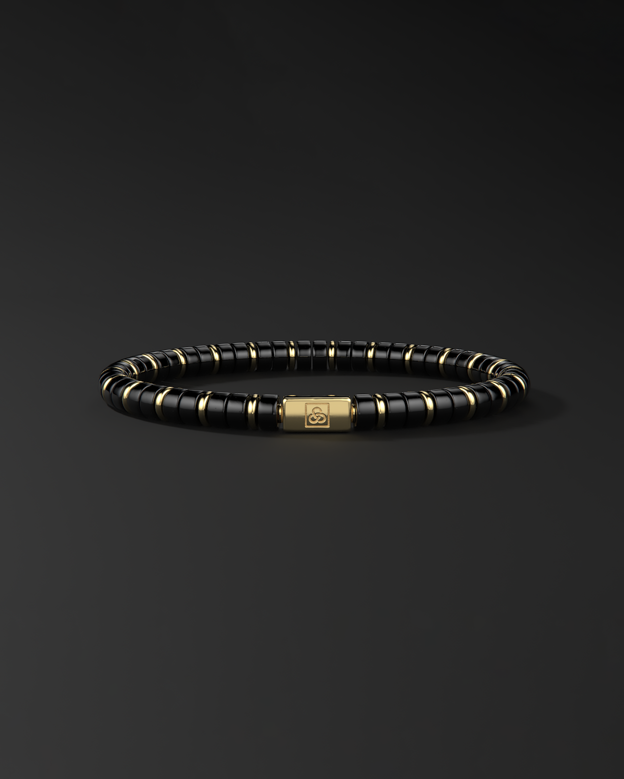 Onyx Bracelet 6mm | Spacer #2