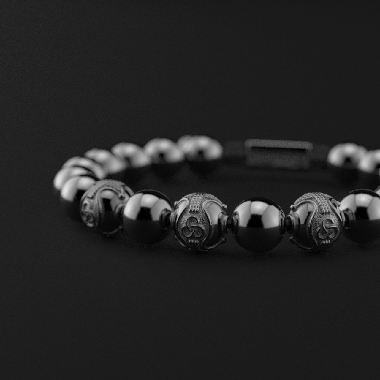 Hematite Bracelet 10mm | Premium