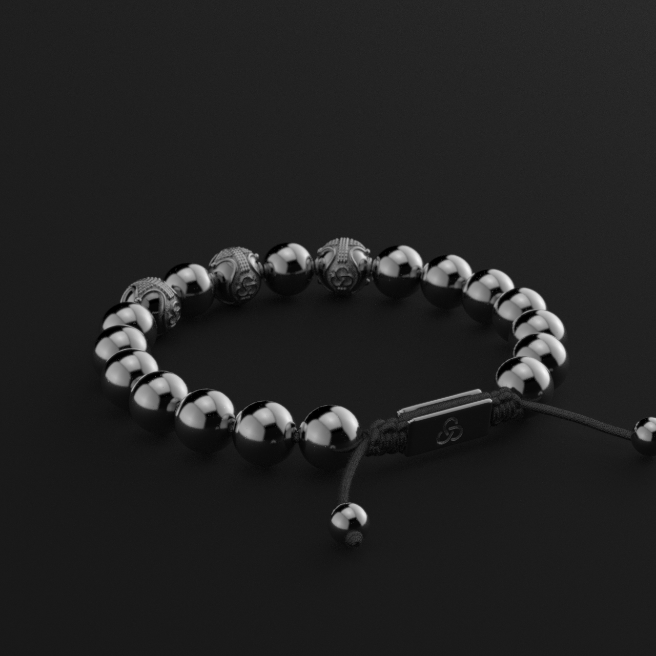 Hematite Bracelet 10mm | Premium