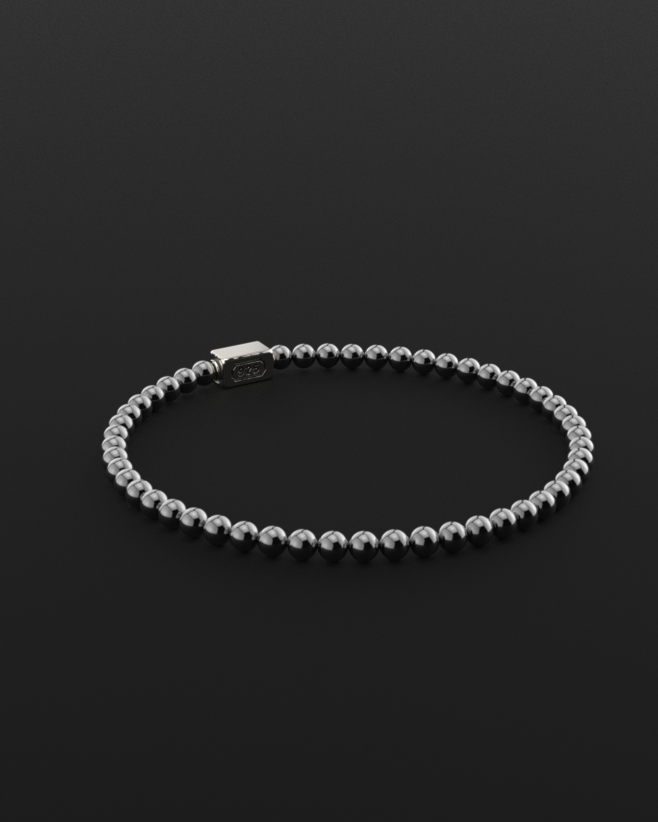 Hematite Bracelet 4mm | Essential