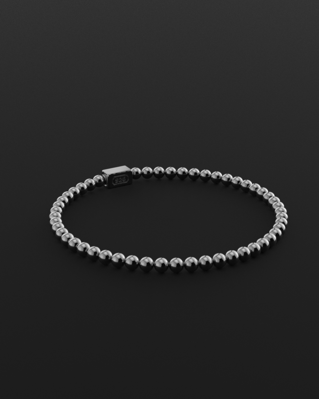 Hematite Bracelet 4mm | Essential