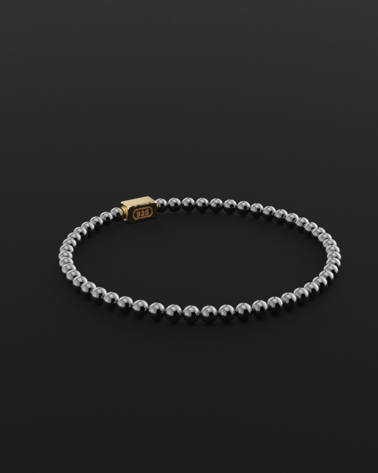 Hematite Bracelet 4mm | Essential