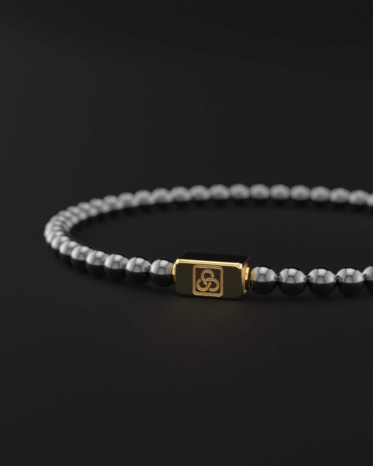 Hematite Bracelet 4mm | Essential