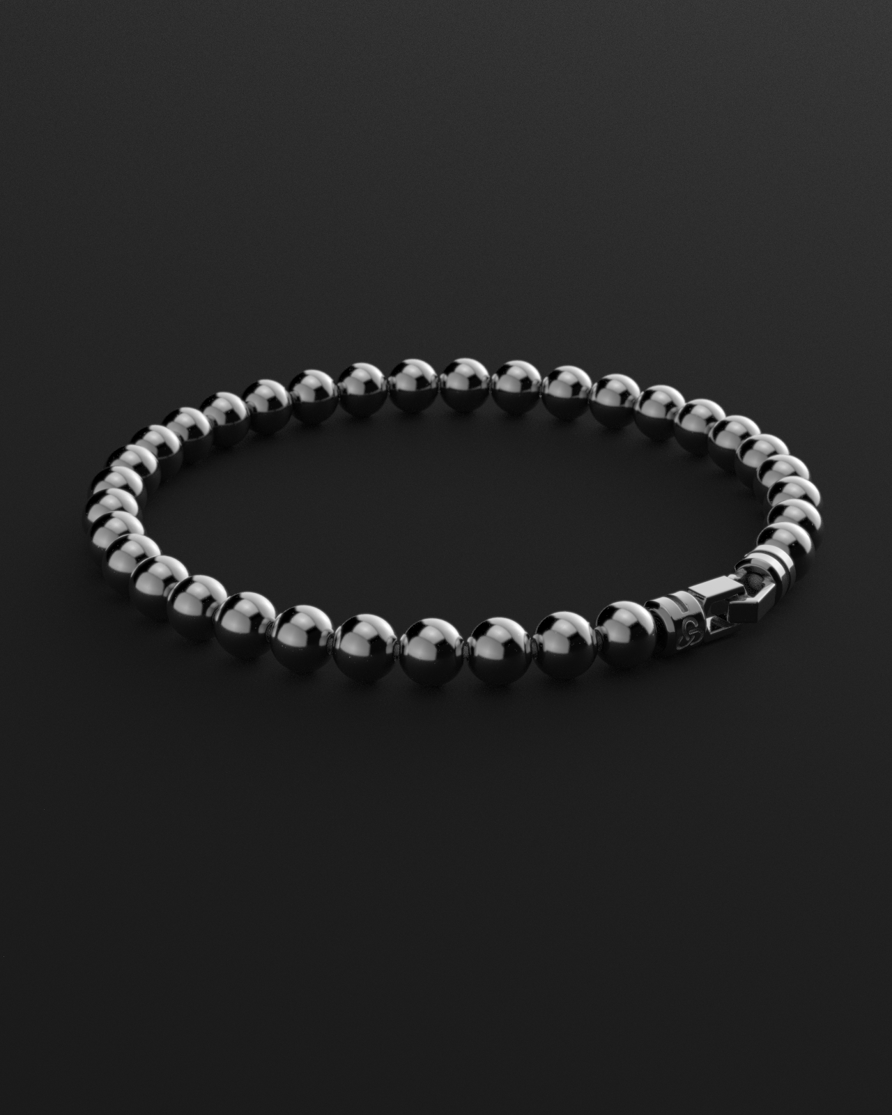 Hematite Bracelet 6mm | VERTEX