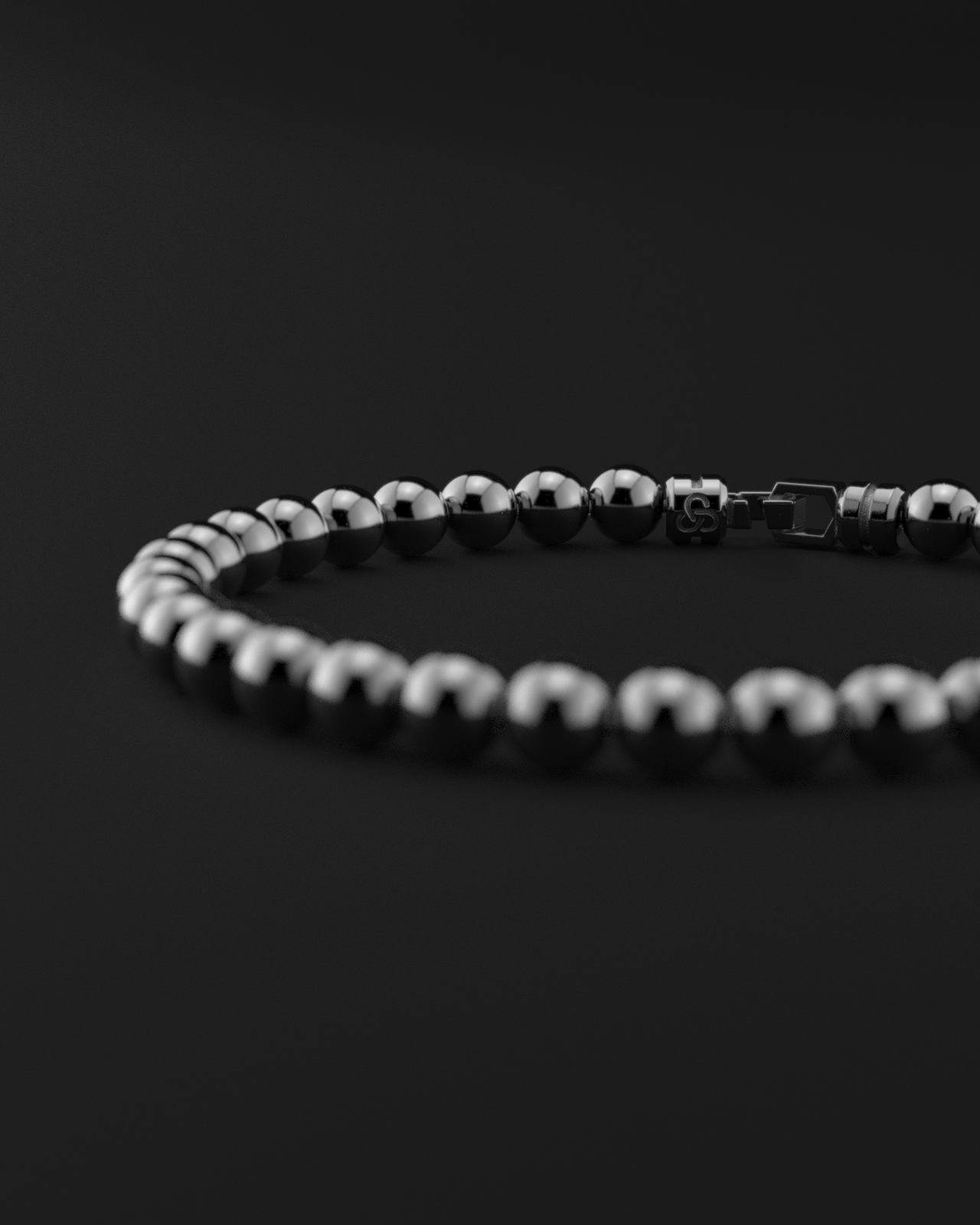 Hematite Bracelet 6mm | VERTEX