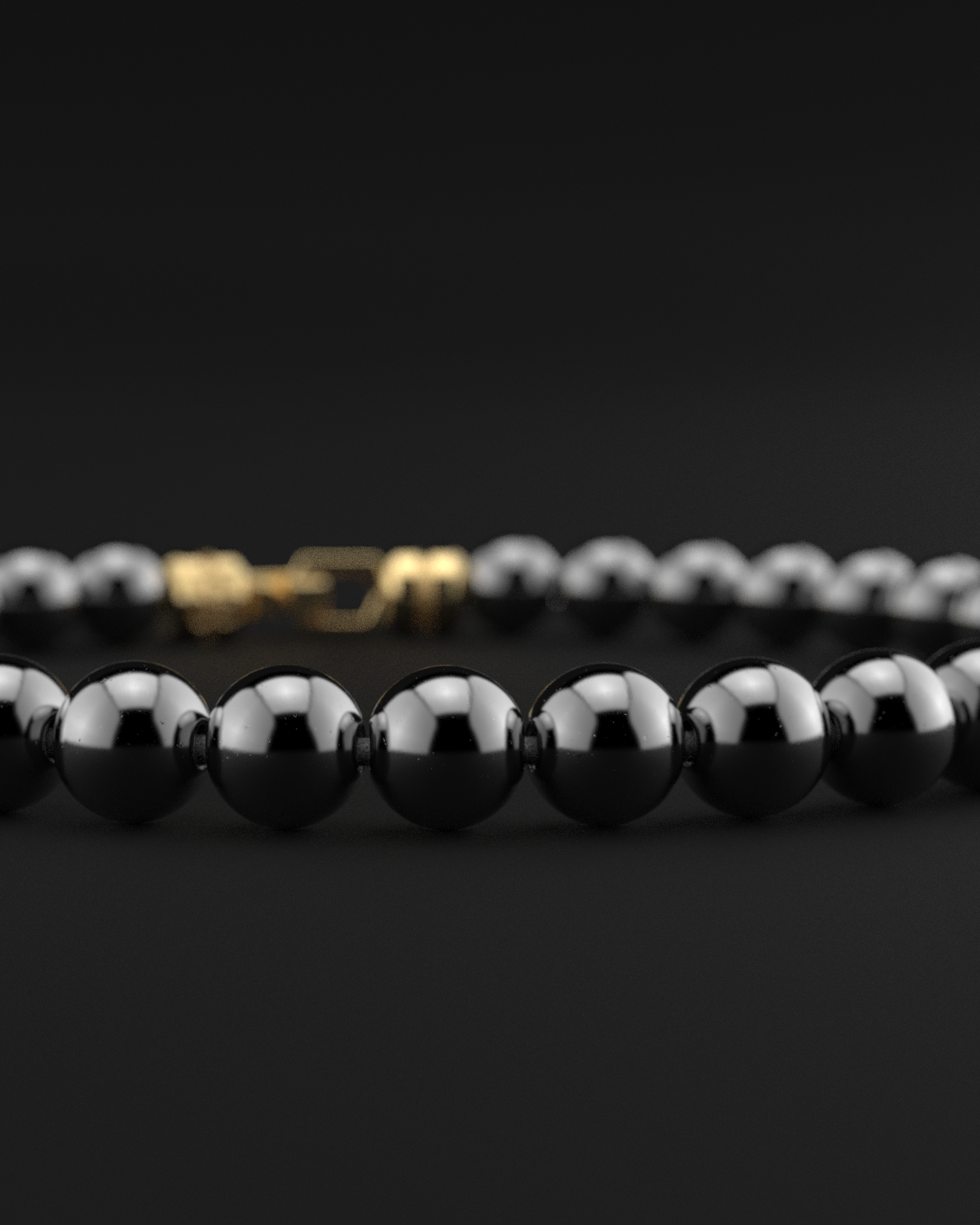 Hematite Bracelet 6mm | VERTEX