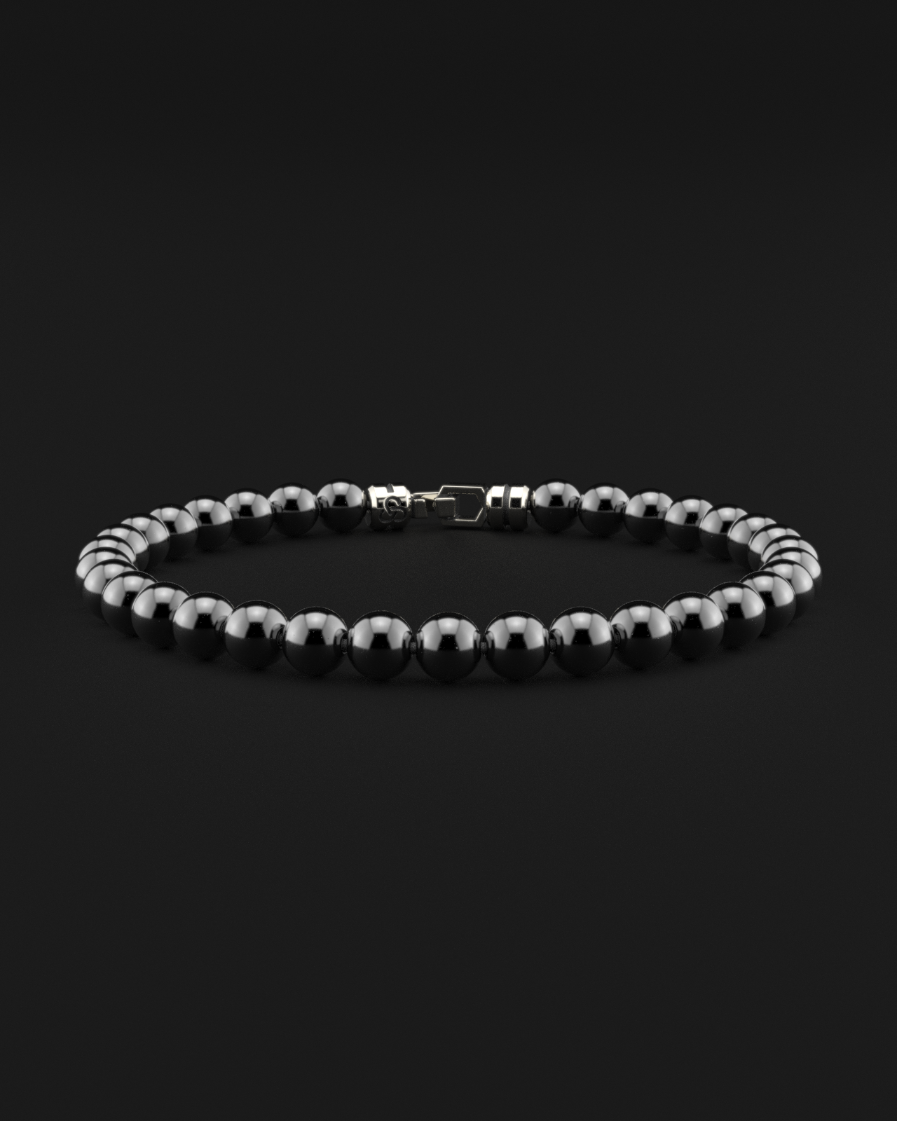 Hematite Bracelet 6mm | VERTEX