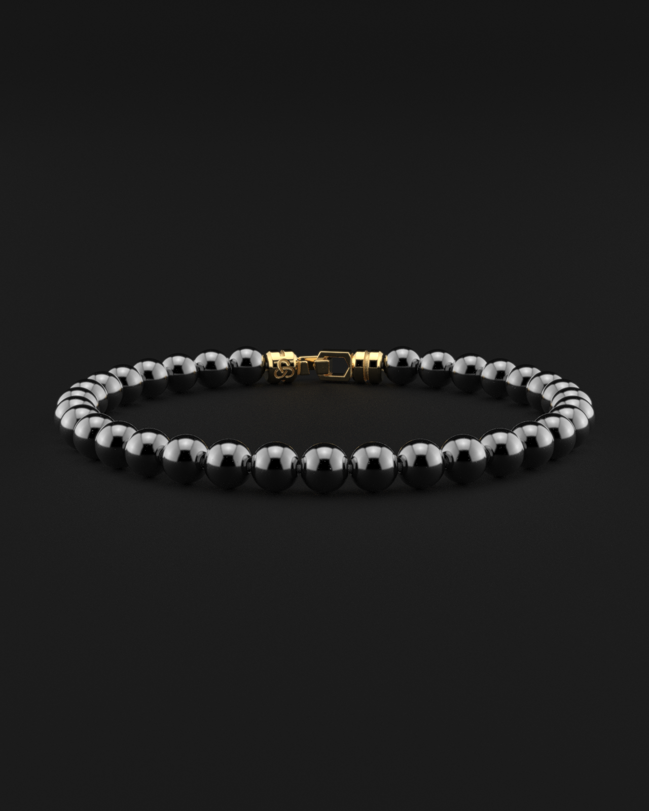 Hematite Bracelet 6mm | VERTEX