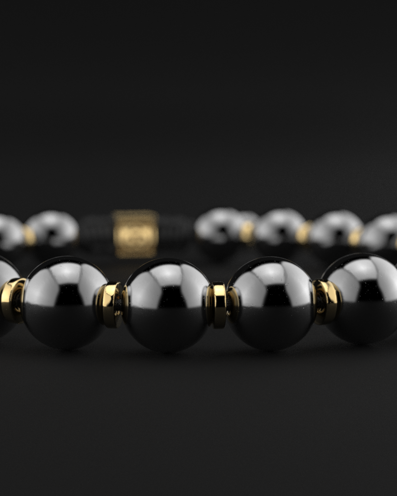 Hematite Bracelet 8mm | Prayer