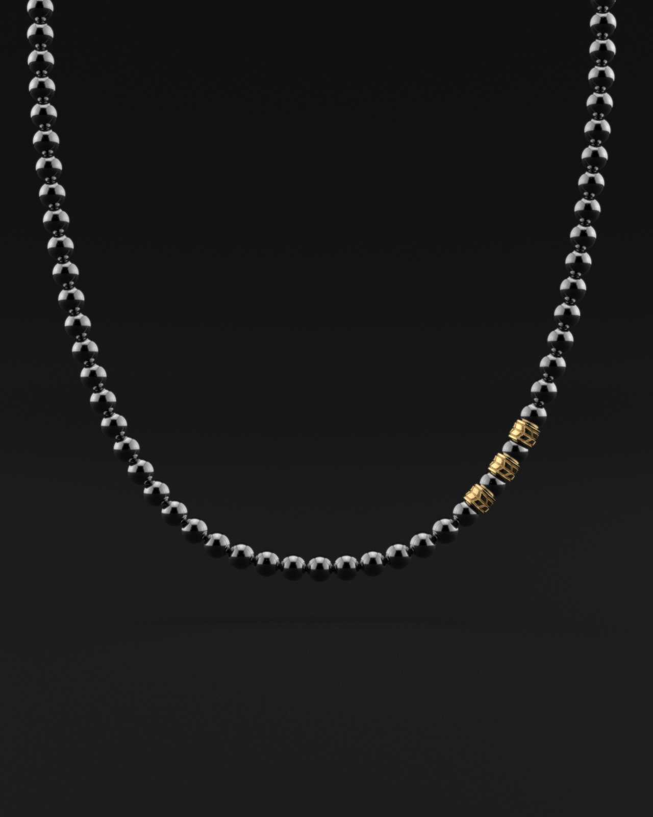 Hematite Necklace 8mm | Royale